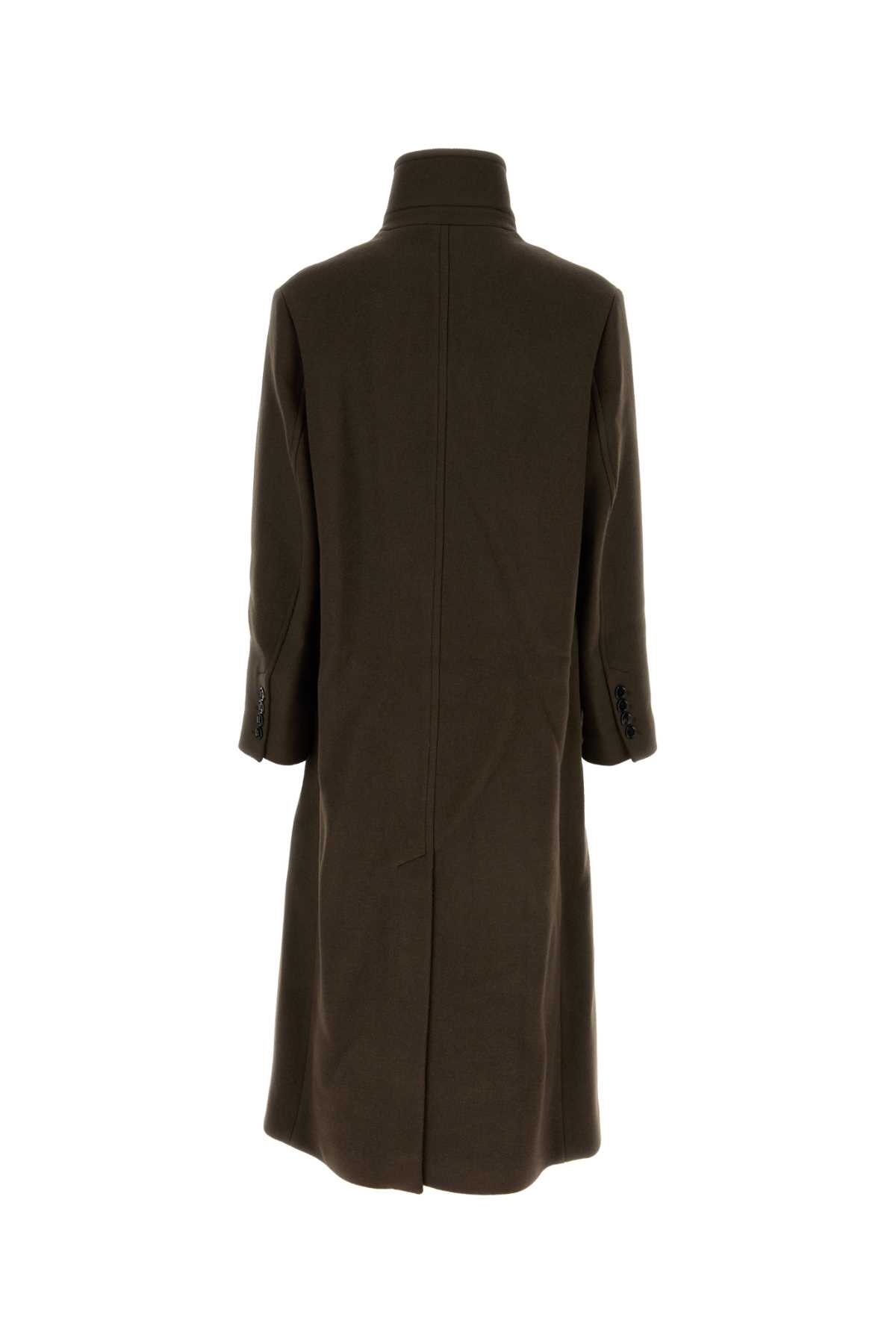 【送料&関税込】Ami Alexandre Mattiussi Beige Wool Coat AMI Paris double face wool coat beige – ADAM/EVE