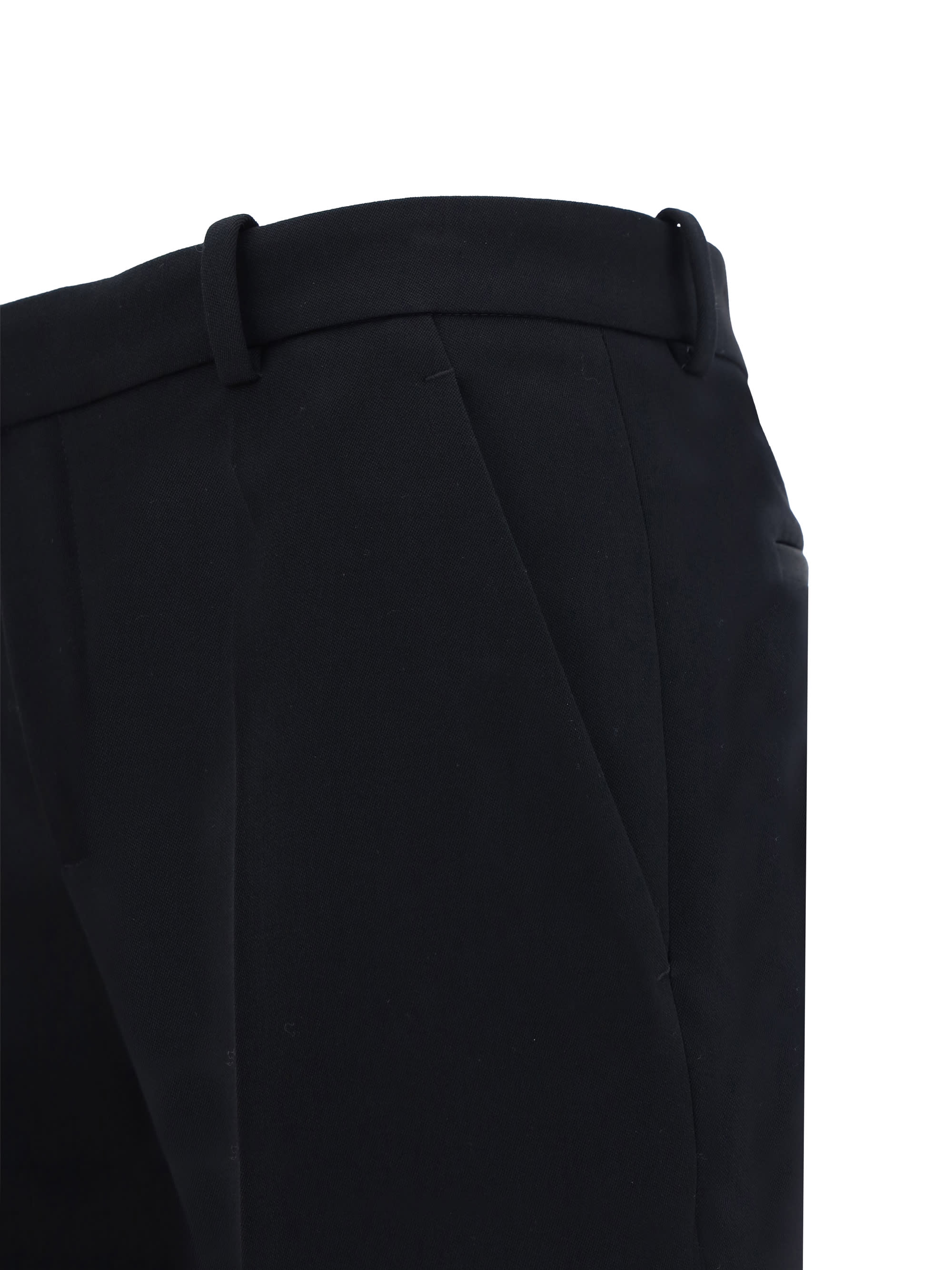 パンツ Saint Laurent SS25 SMOKING PANT (813972Y7E63 1000) Saint Laurent Flared Smoking Pant | italist