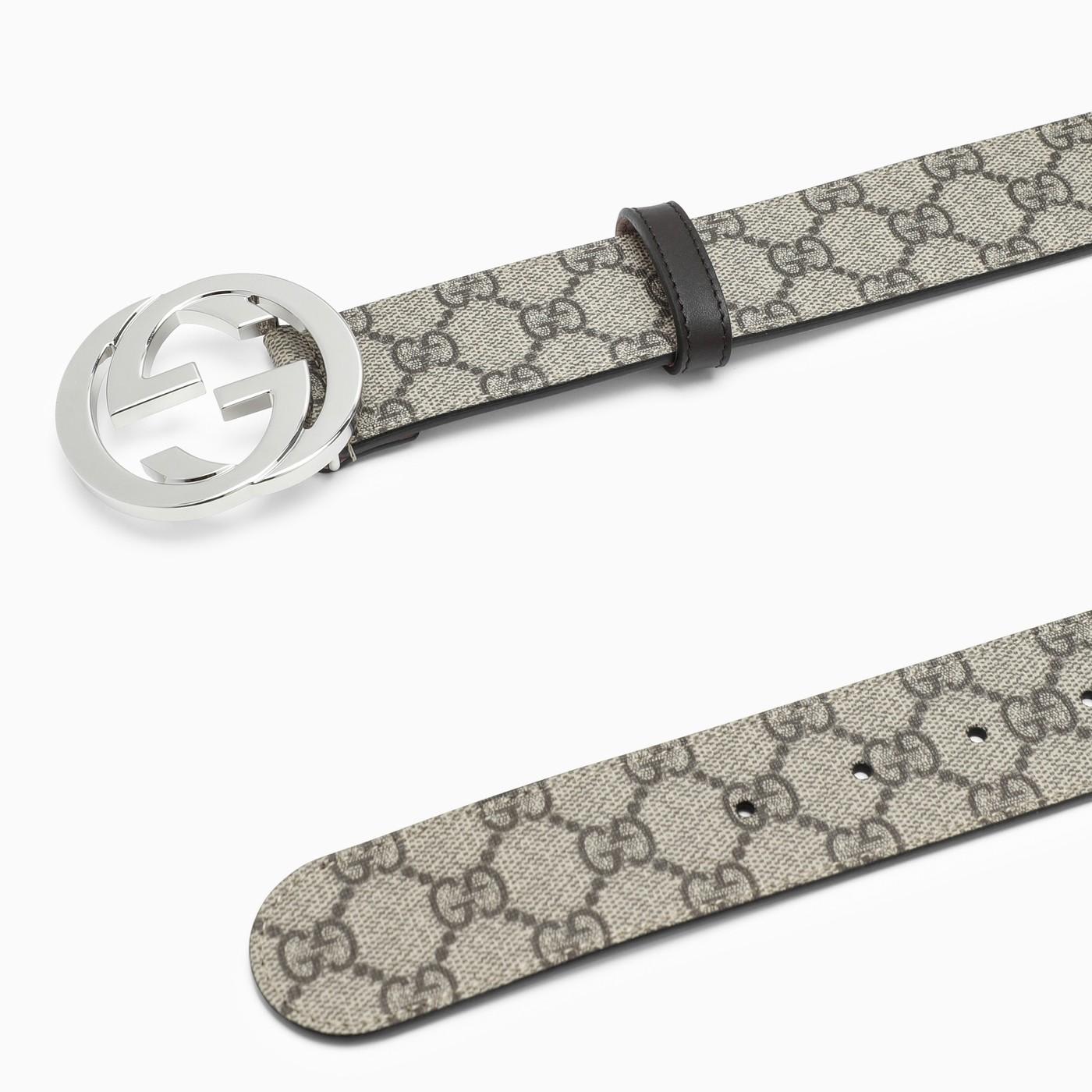 Gucci Men's GG Supreme Belt with G Buckle