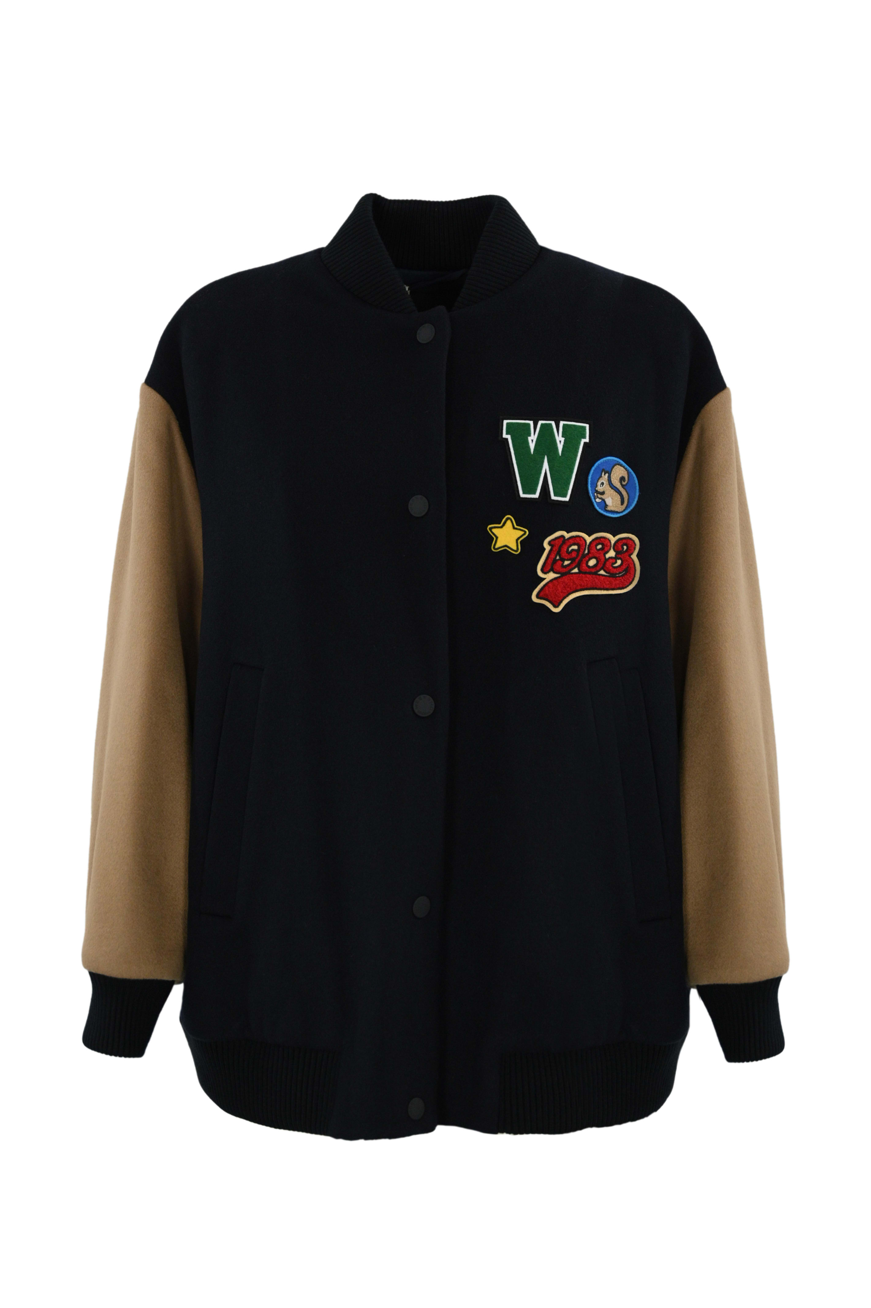 ブルゾン Weekend Max Mara Beige wool blend Zelante bomber jacket 5086015106063-e-zelante.jpg