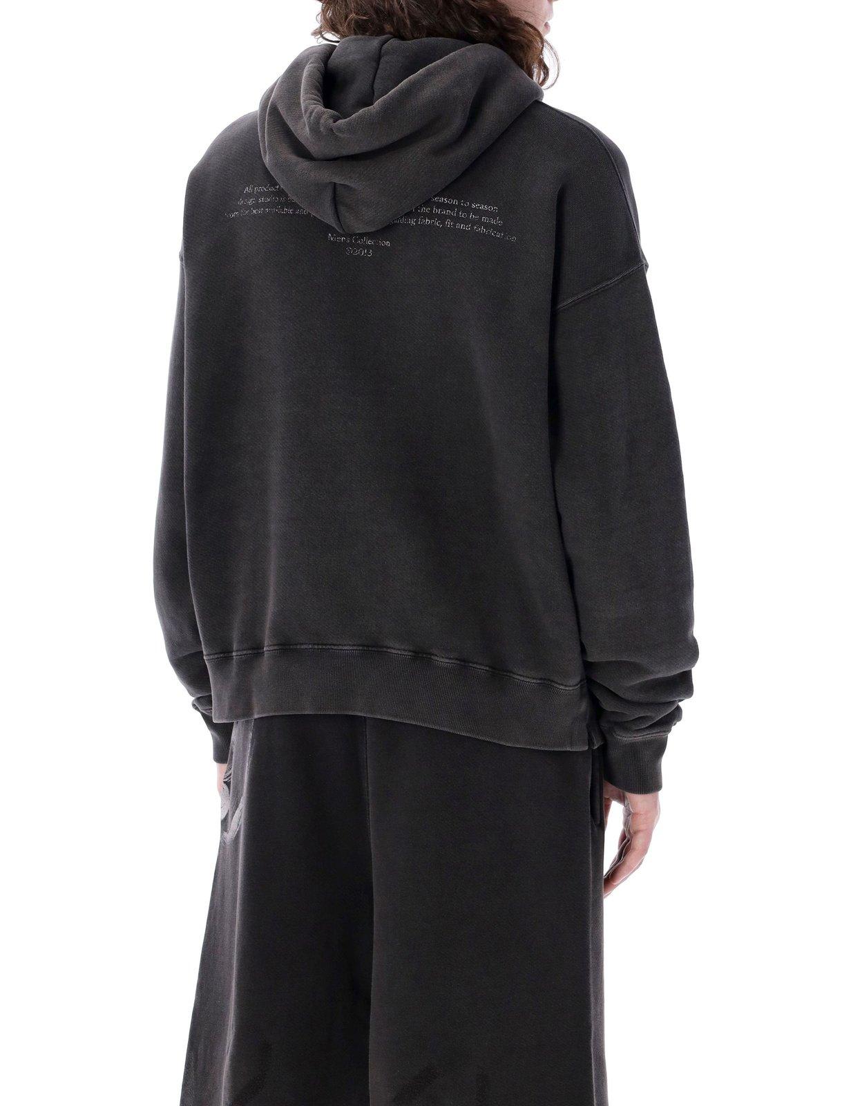 【関税込み】off-white 'Mary Skate' hoodie Off-White Mary Skate Hoodie 'Black' OMBB085S24FLE0091001