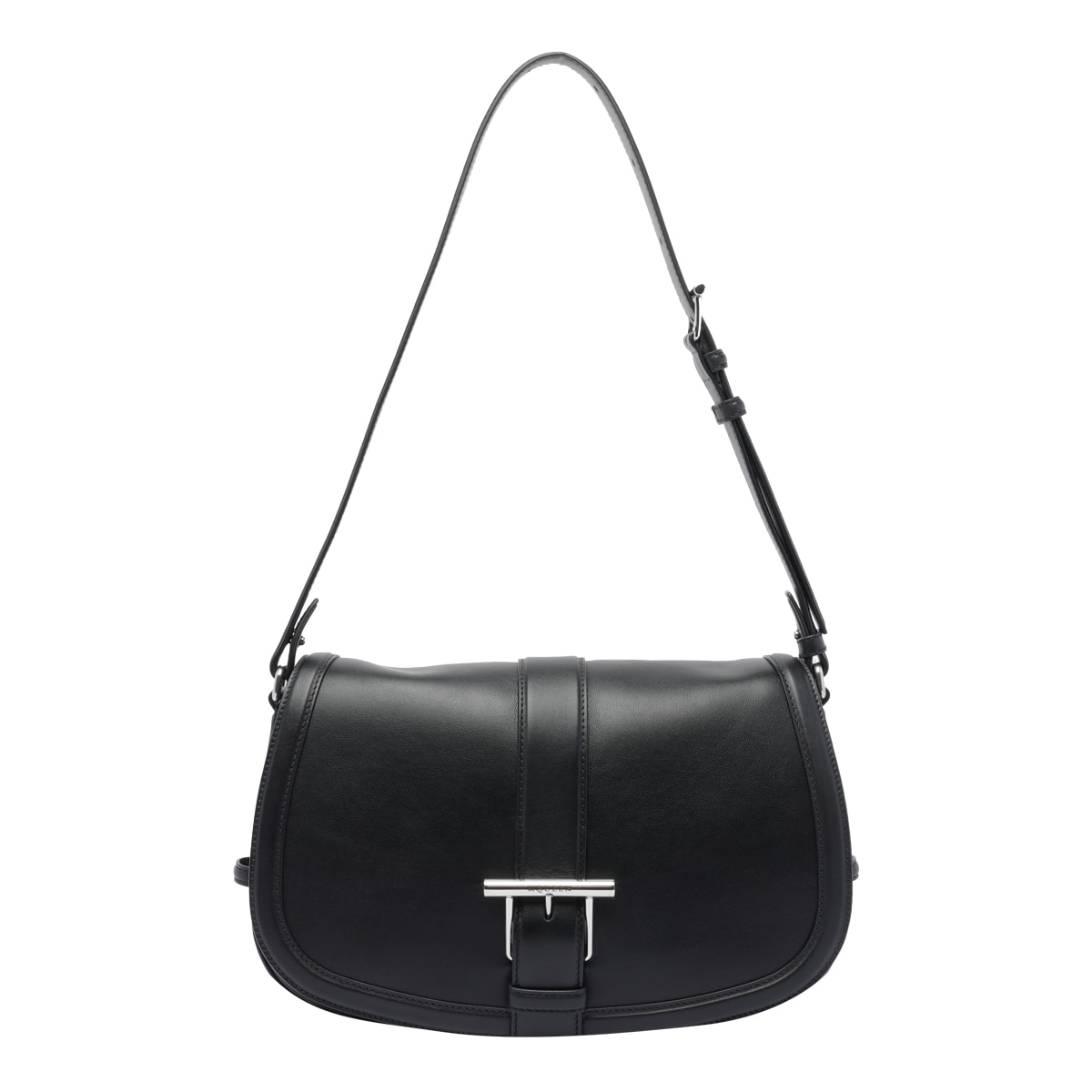 ハンドバッグ MCQUEEN LARGE MCQUEEN SATCHEL BAG WITH T BUCKLE Alexander McQueen Large Mcqueen Satchel Bag With T Buckle