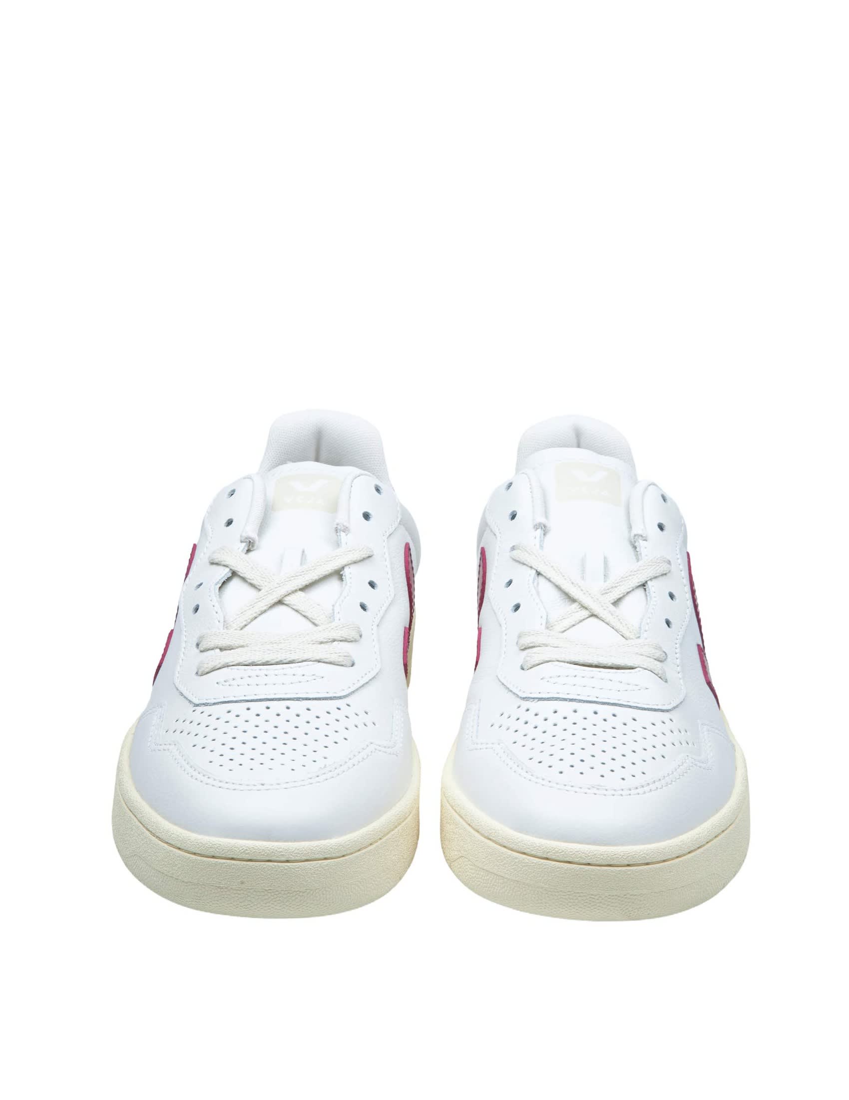 【送料&関税込】Veja Sneakers V-10 In White And Marsala Leat $_12.JPG?set_id=880000500F