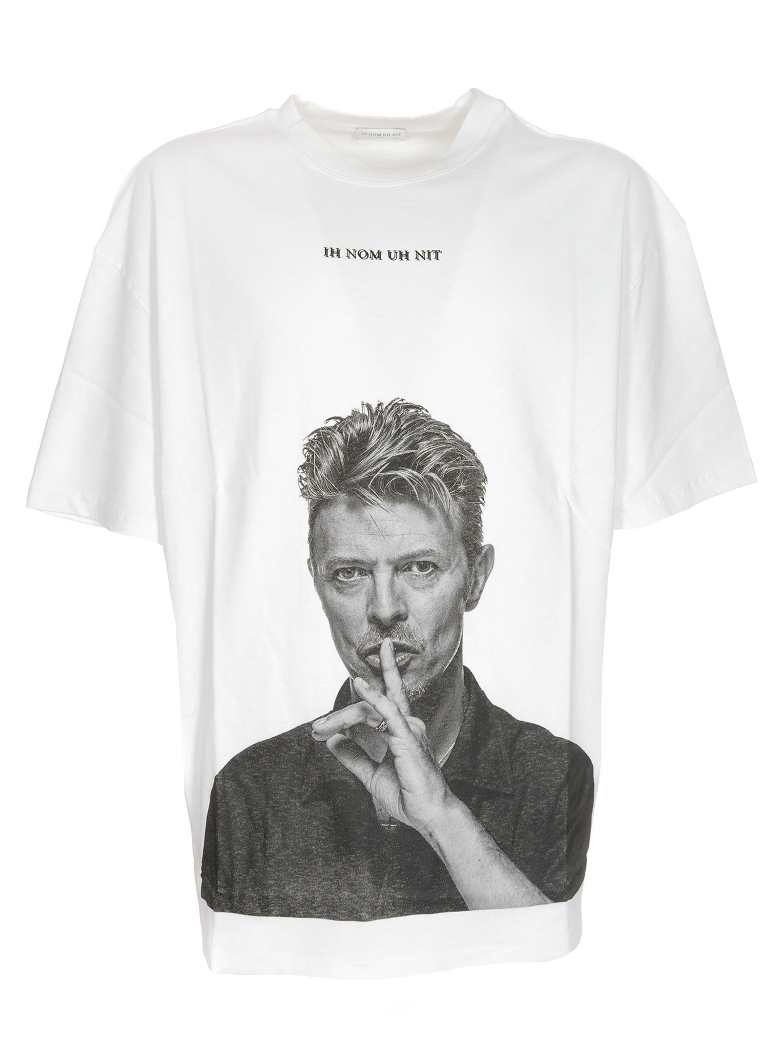 Ih Nom Uh Nit Bowie Silence Print T-shirt | ModeSens