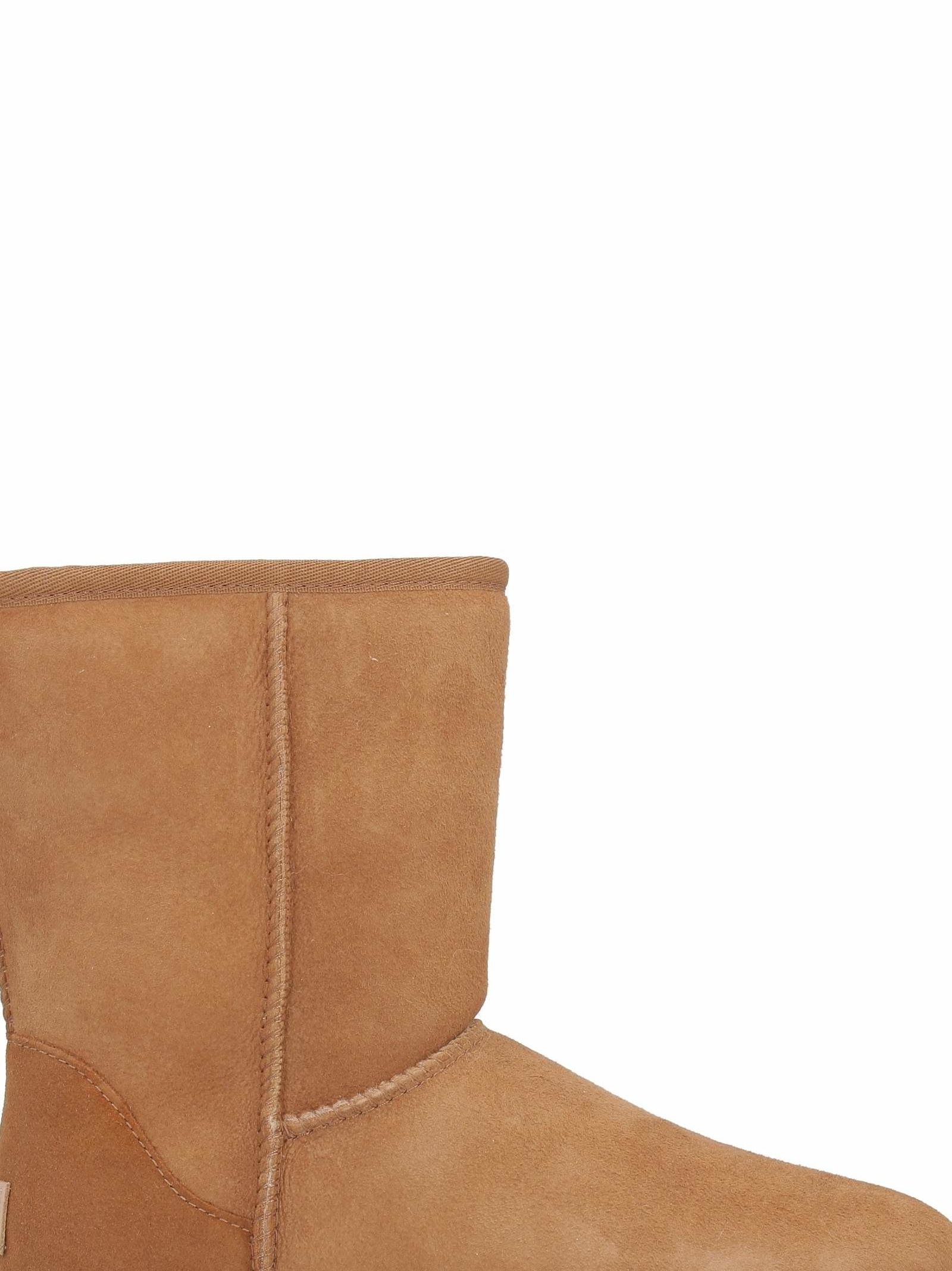 classic short boots in brown