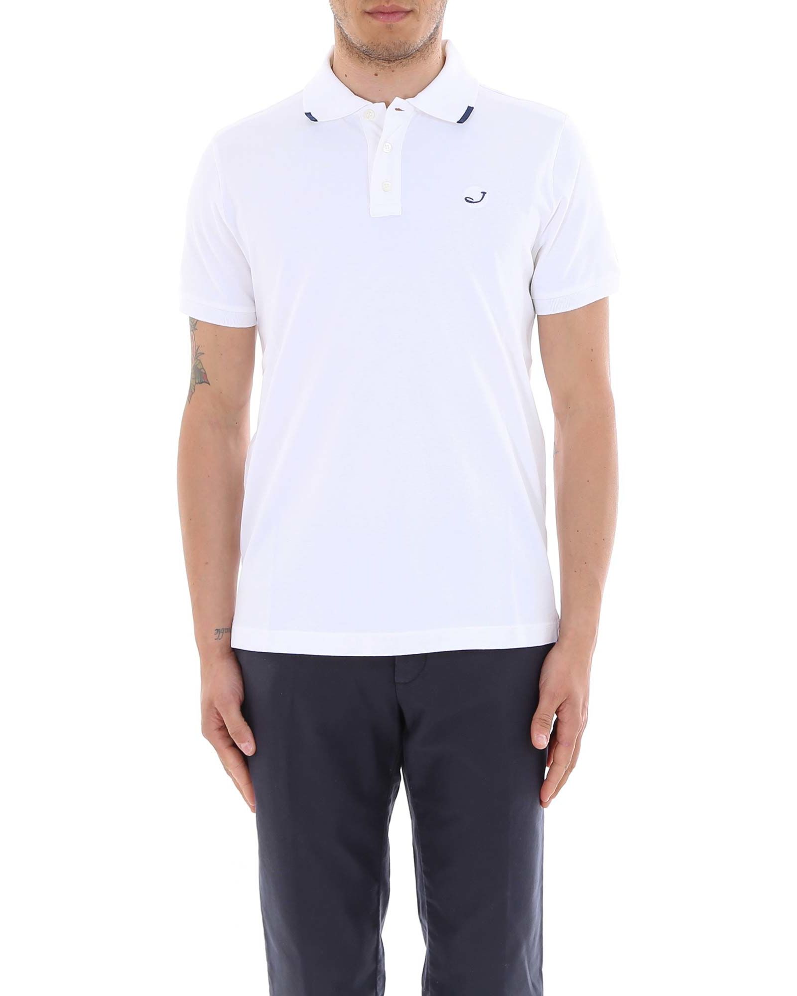 jacob cohen polo shirt in white
