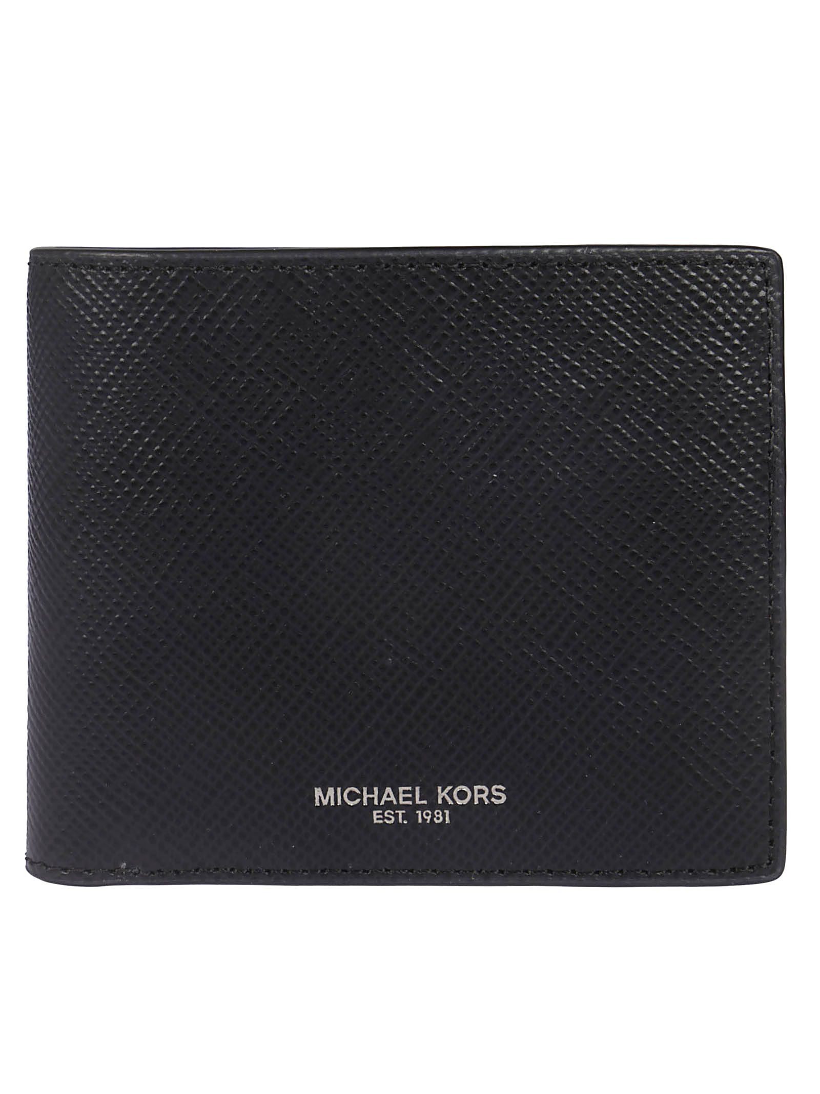 Michael Kors Men's Genuine Leather Wallet Credit Card Bifold Bifold ...