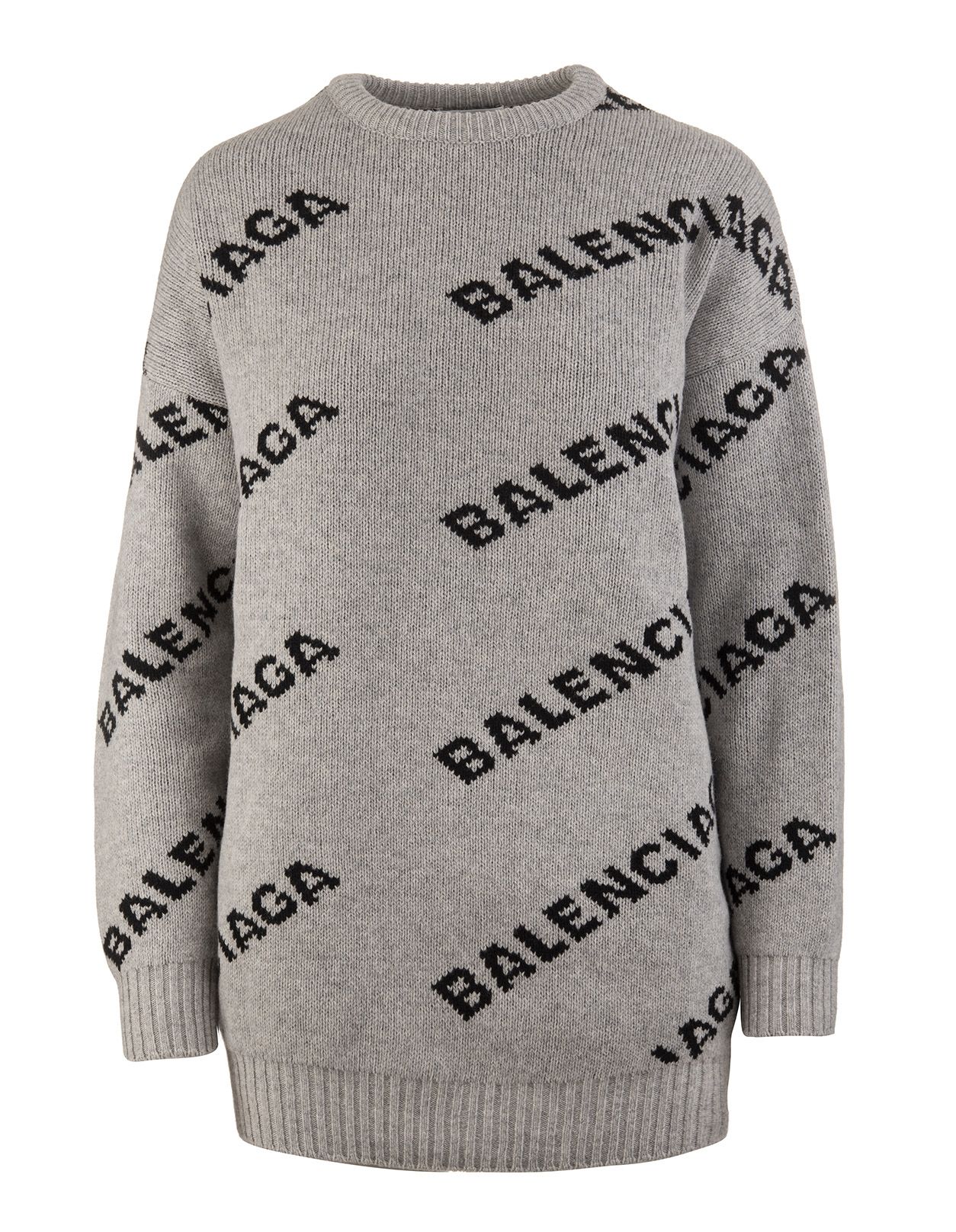 balenciaga sweater grey
