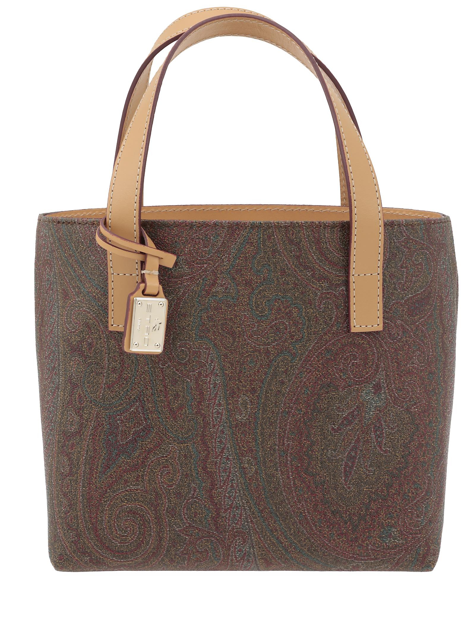 etro paisley patterned bag in multicolor