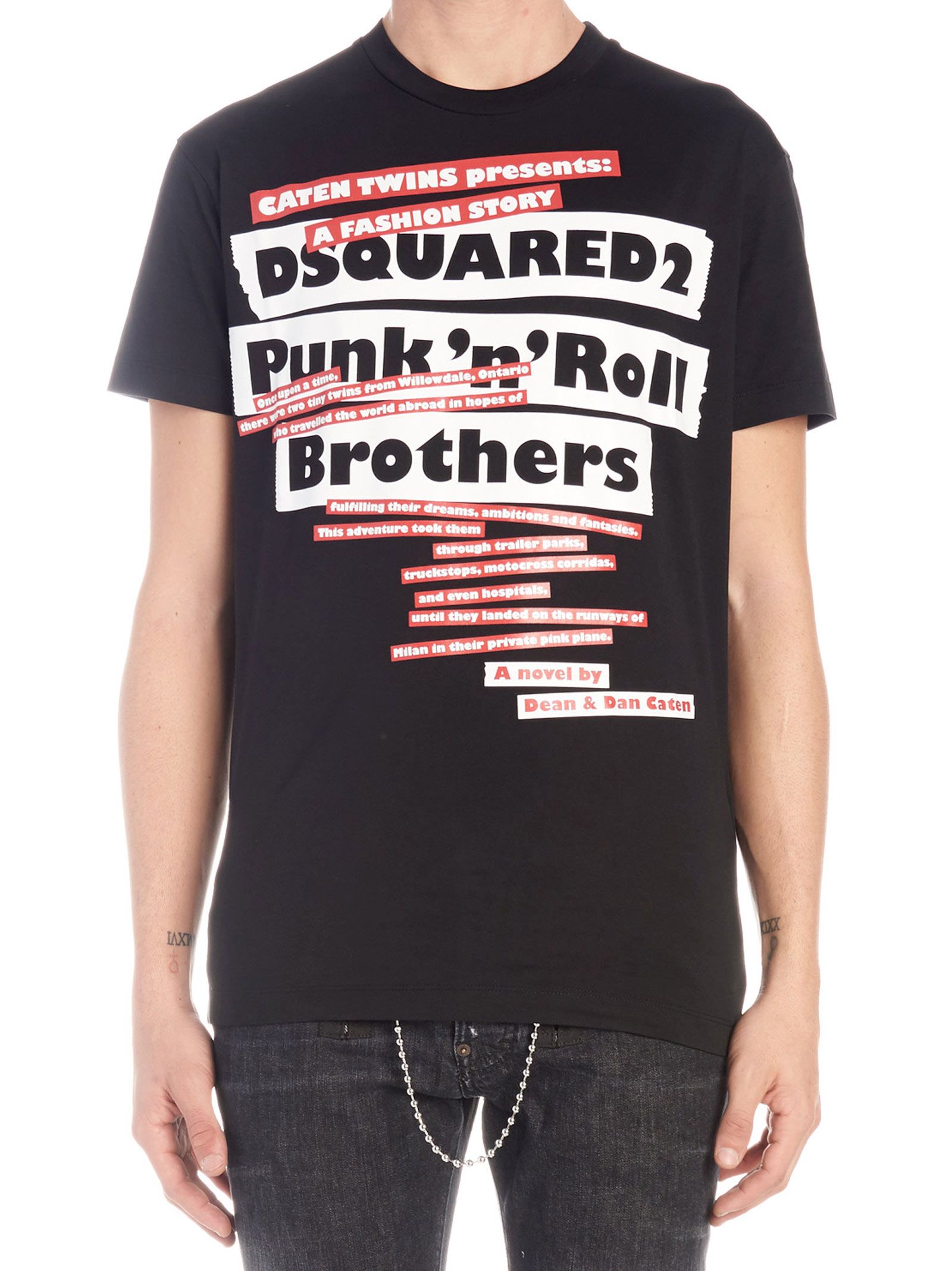 dsquared2 punk n roll t shirt