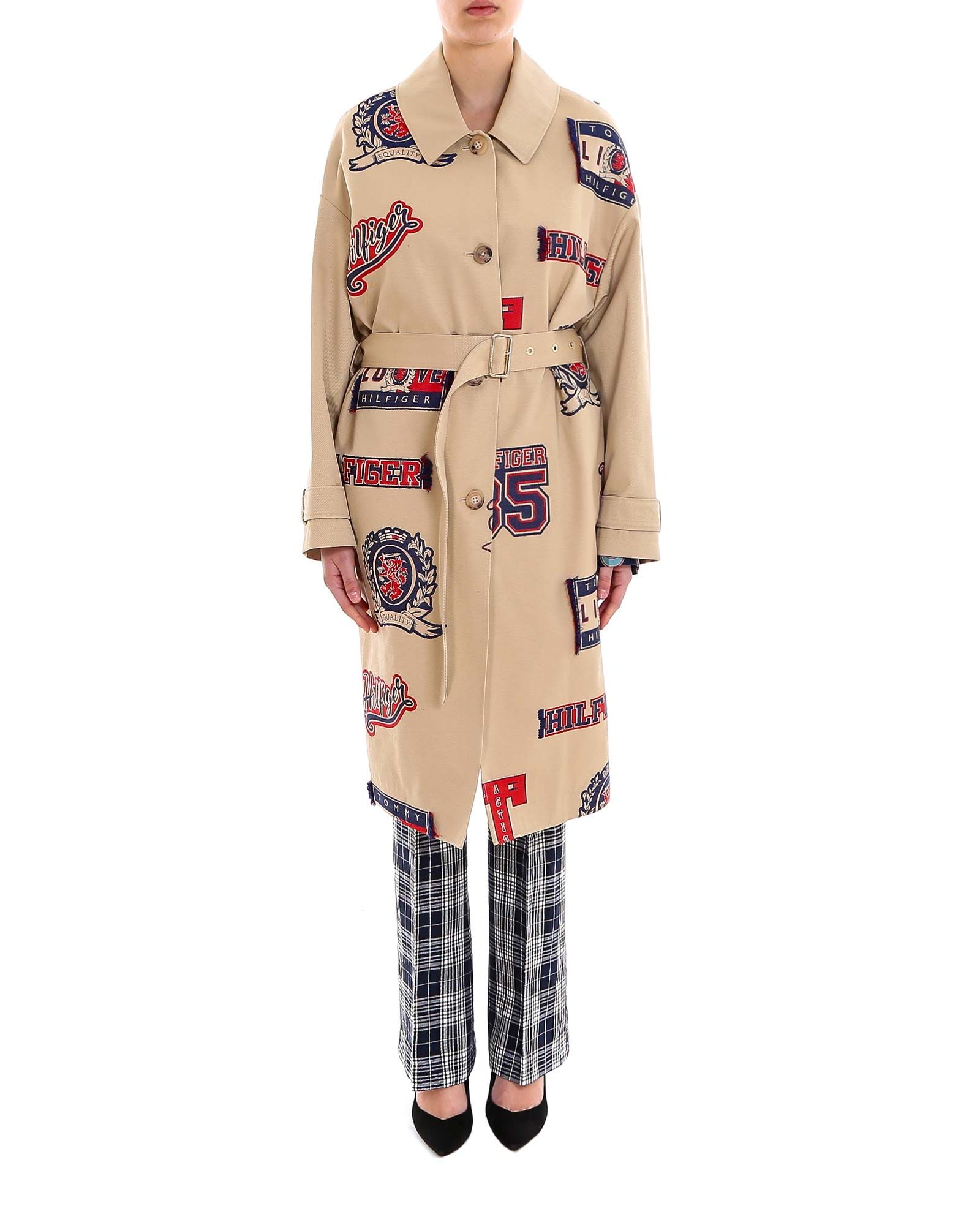 letterman coat in beige