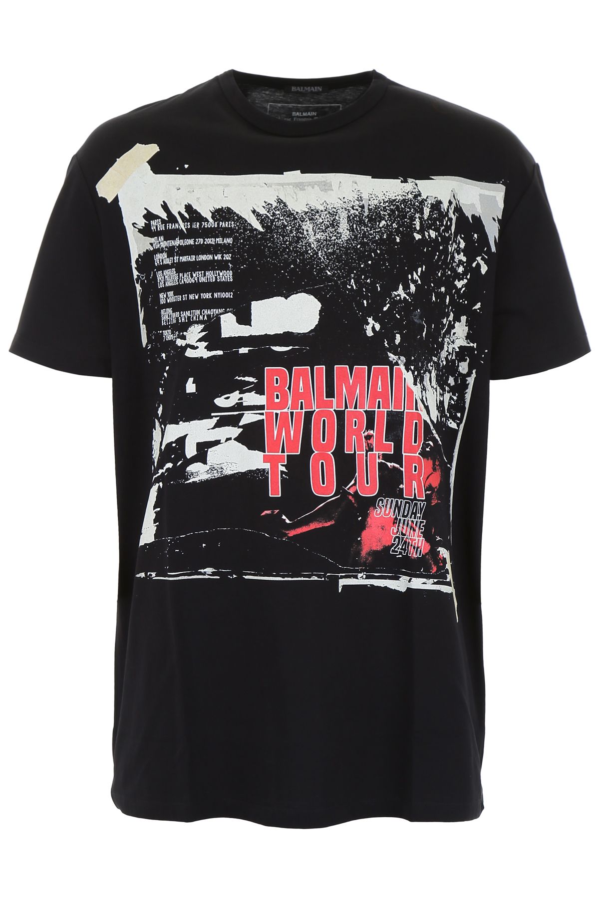 Balmain World Tour T-shirt | ModeSens