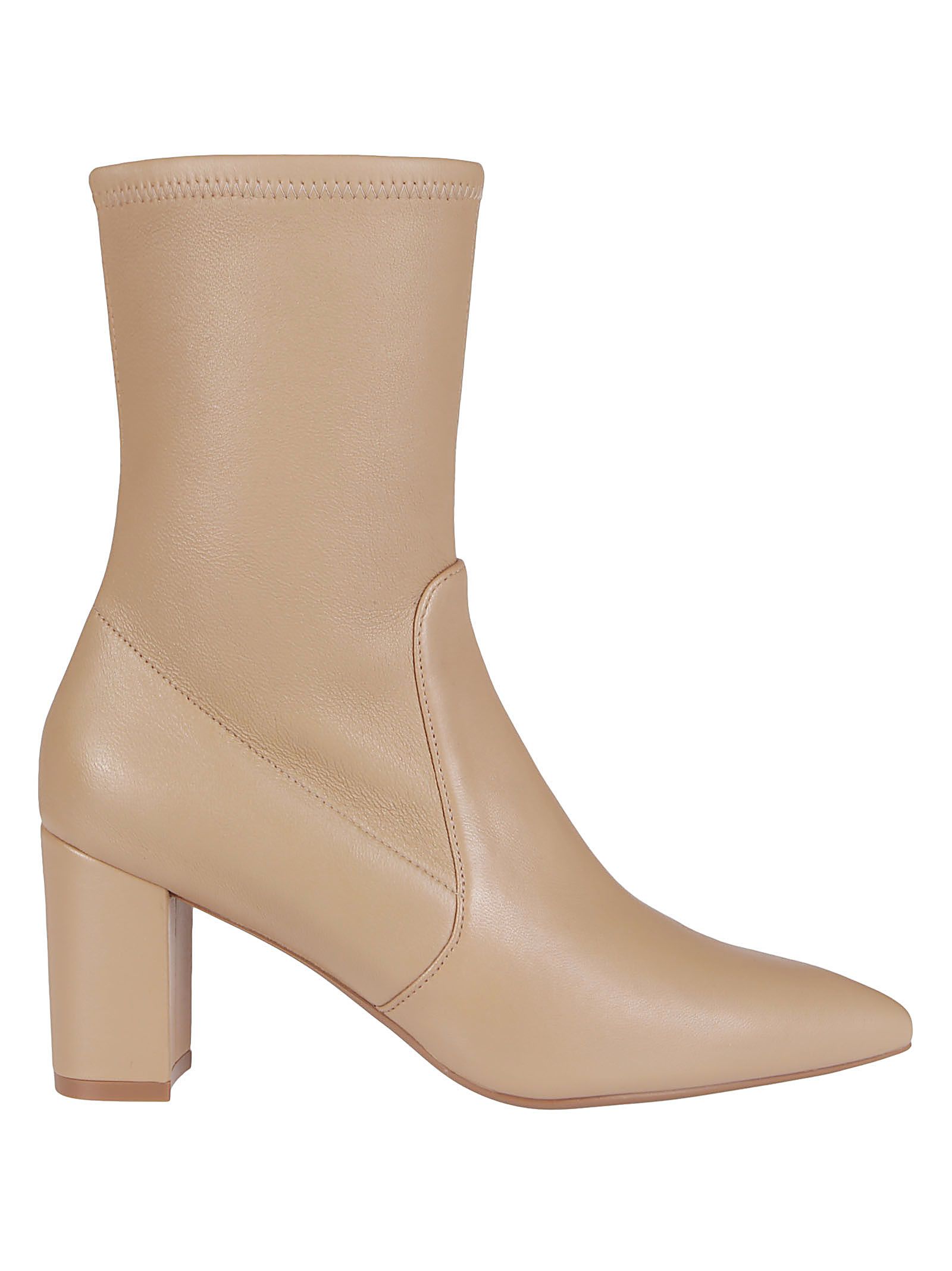 nude leather boots