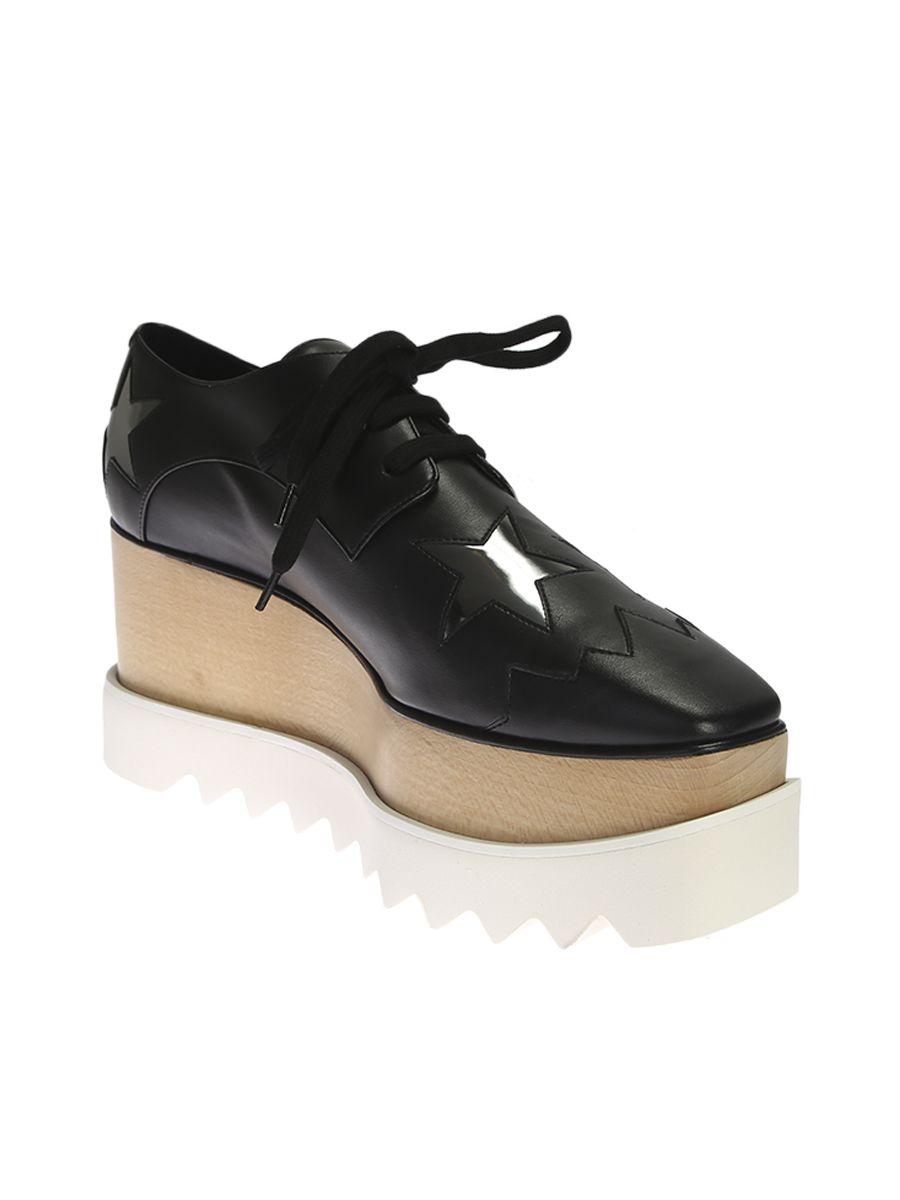 Stella Mccartney Techno Fabric Elyse Shoes In Black | ModeSens