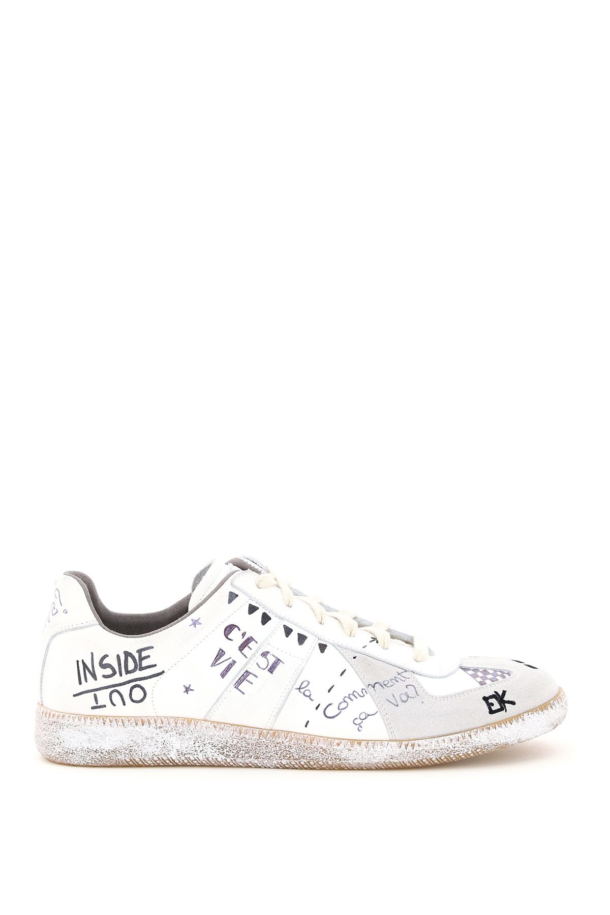 maison margiela graffiti sneakers