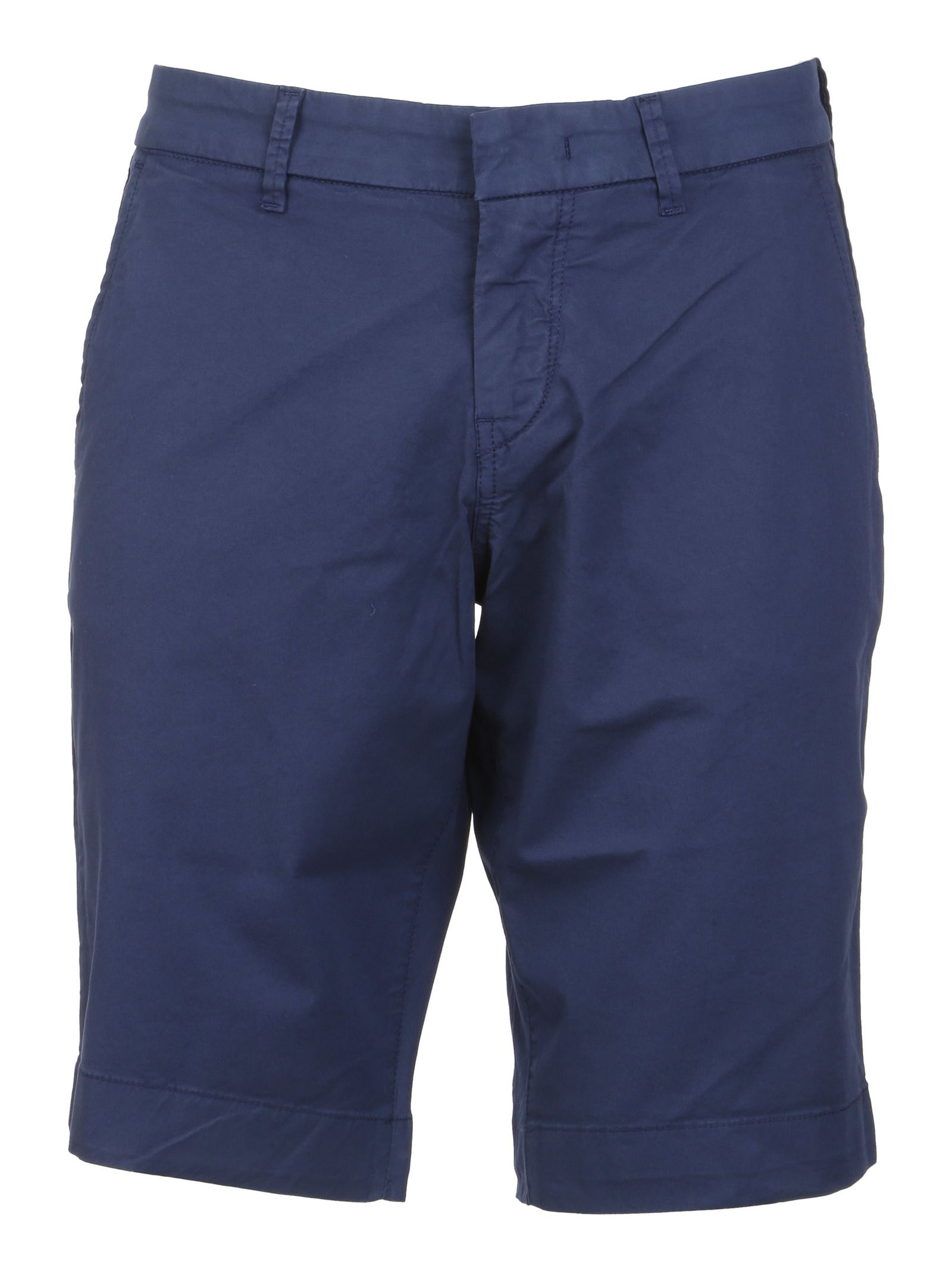 tailored casual shorts in blue