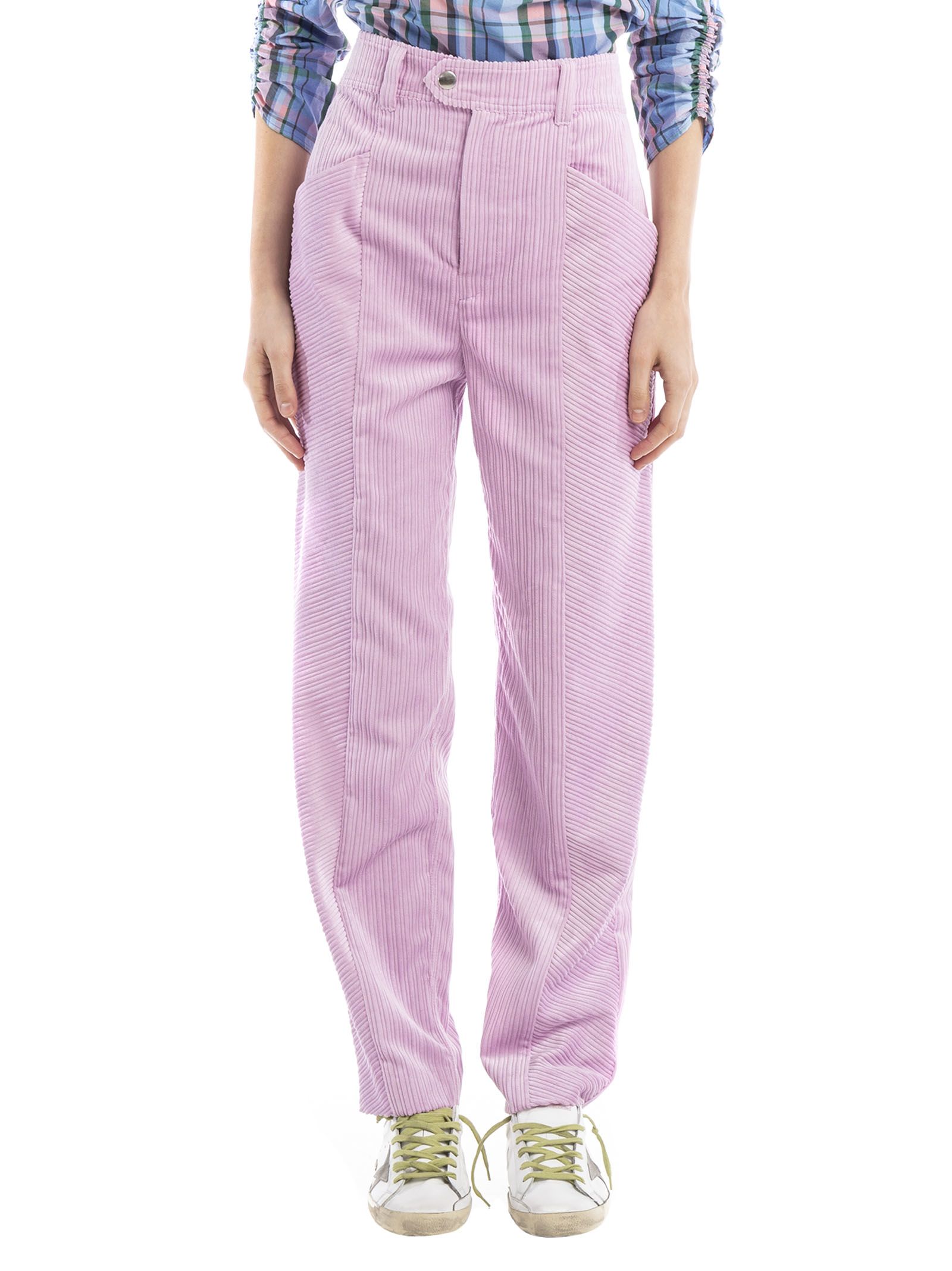 Click to view more detailed imagery on our partner's website Isabel Marant High Waisted Trousers In Pink