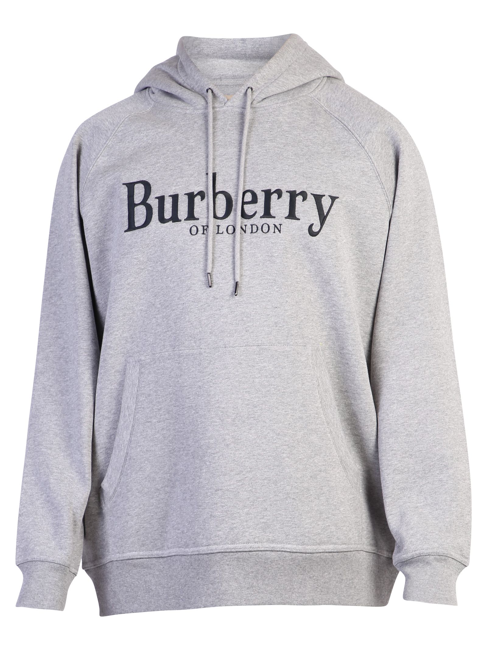 branded grey hoodie