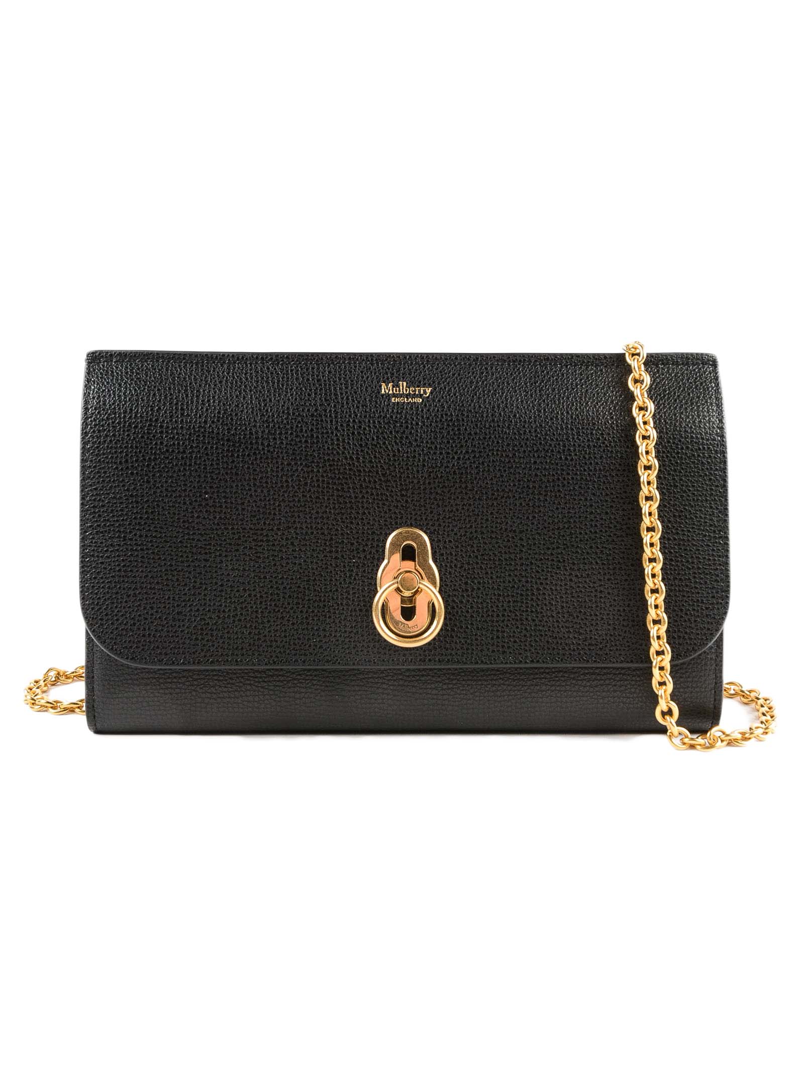 mulberry clutch black