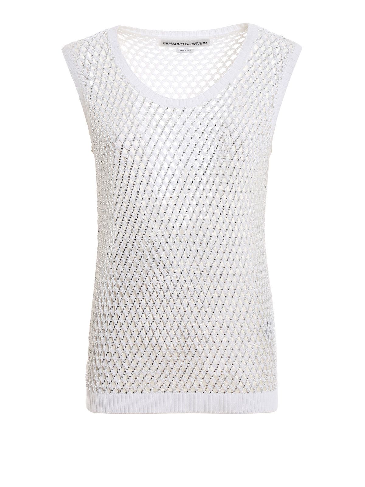 ERMANNO SCERVINO KNITTED TOP,10862926