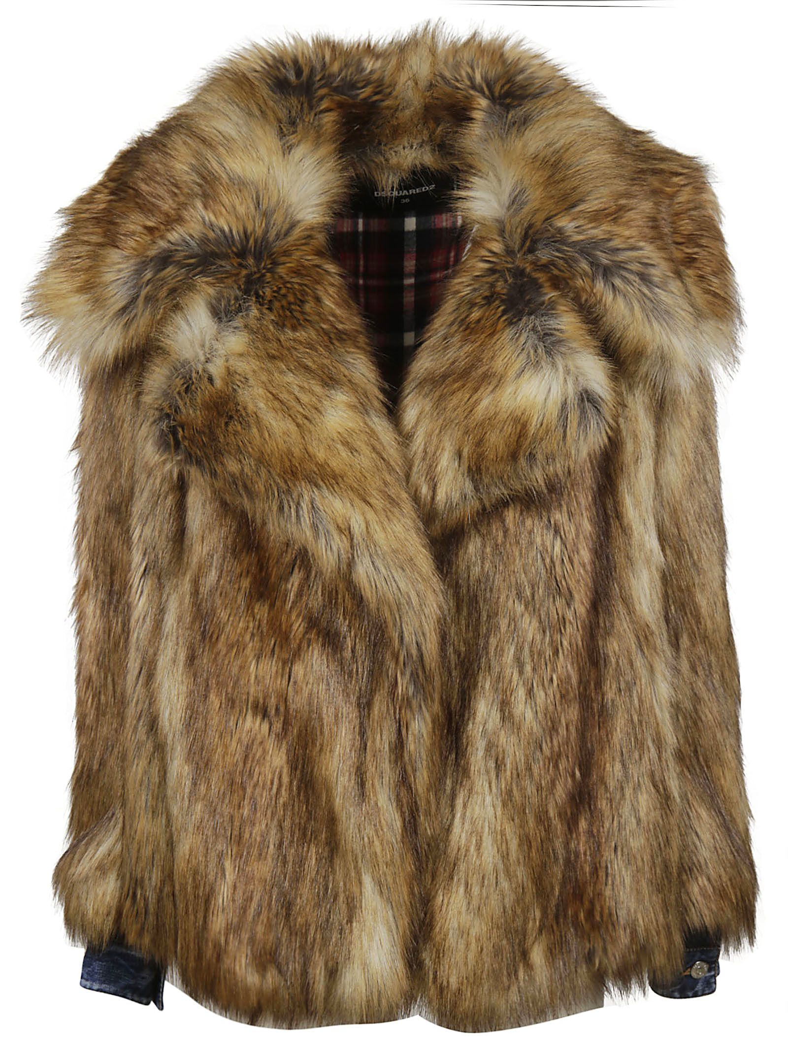 dsquared2 fur coat