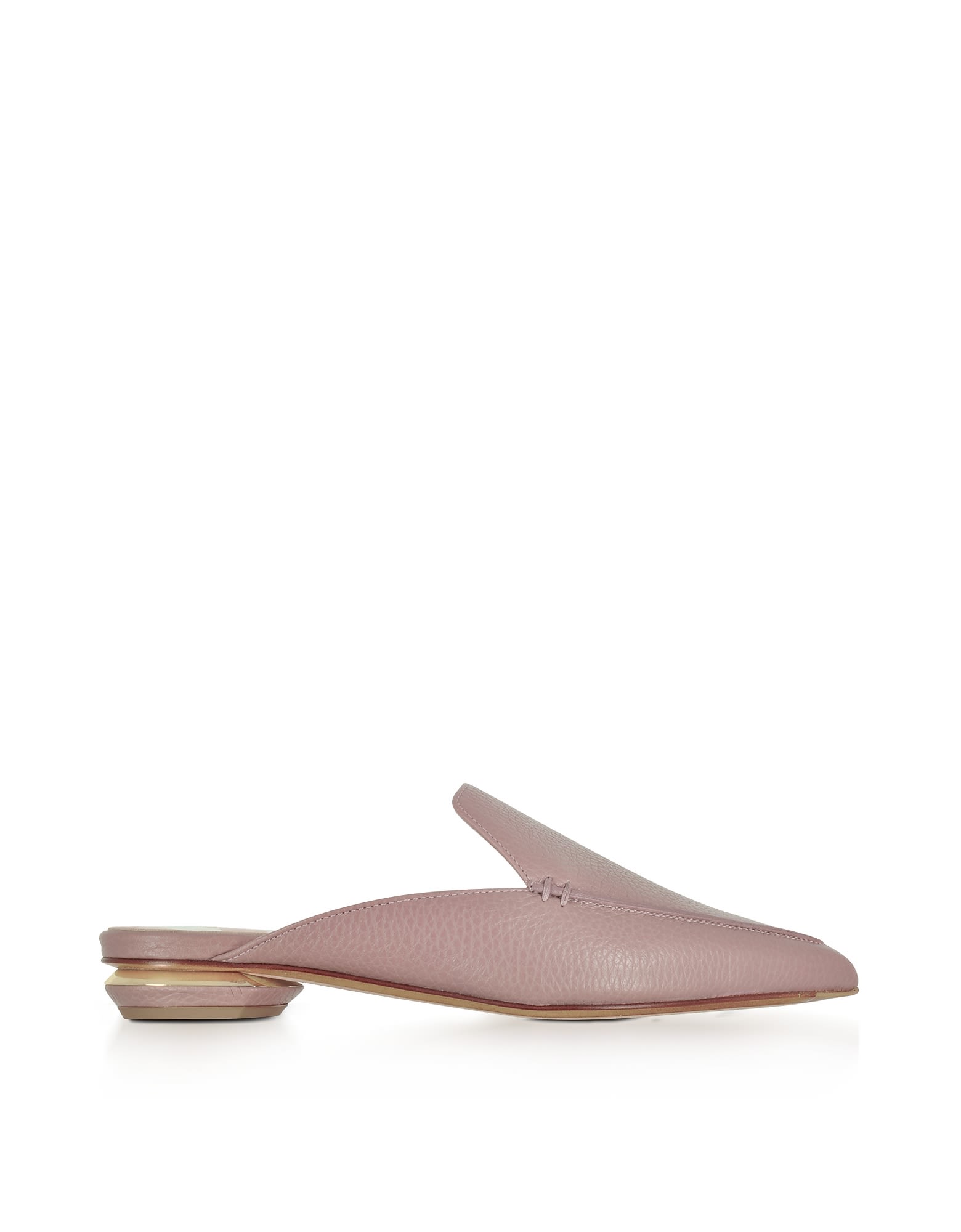 NICHOLAS KIRKWOOD BEYA LILAC PINK TUMBLED LEATHER MULE,10871287