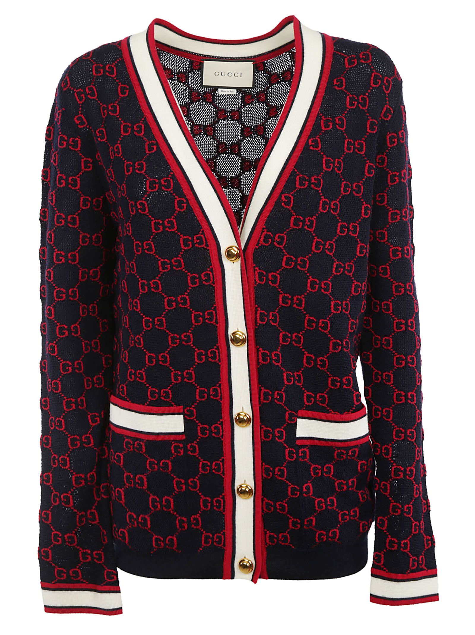 GUCCI GG KNITTED CARDIGAN,10860116