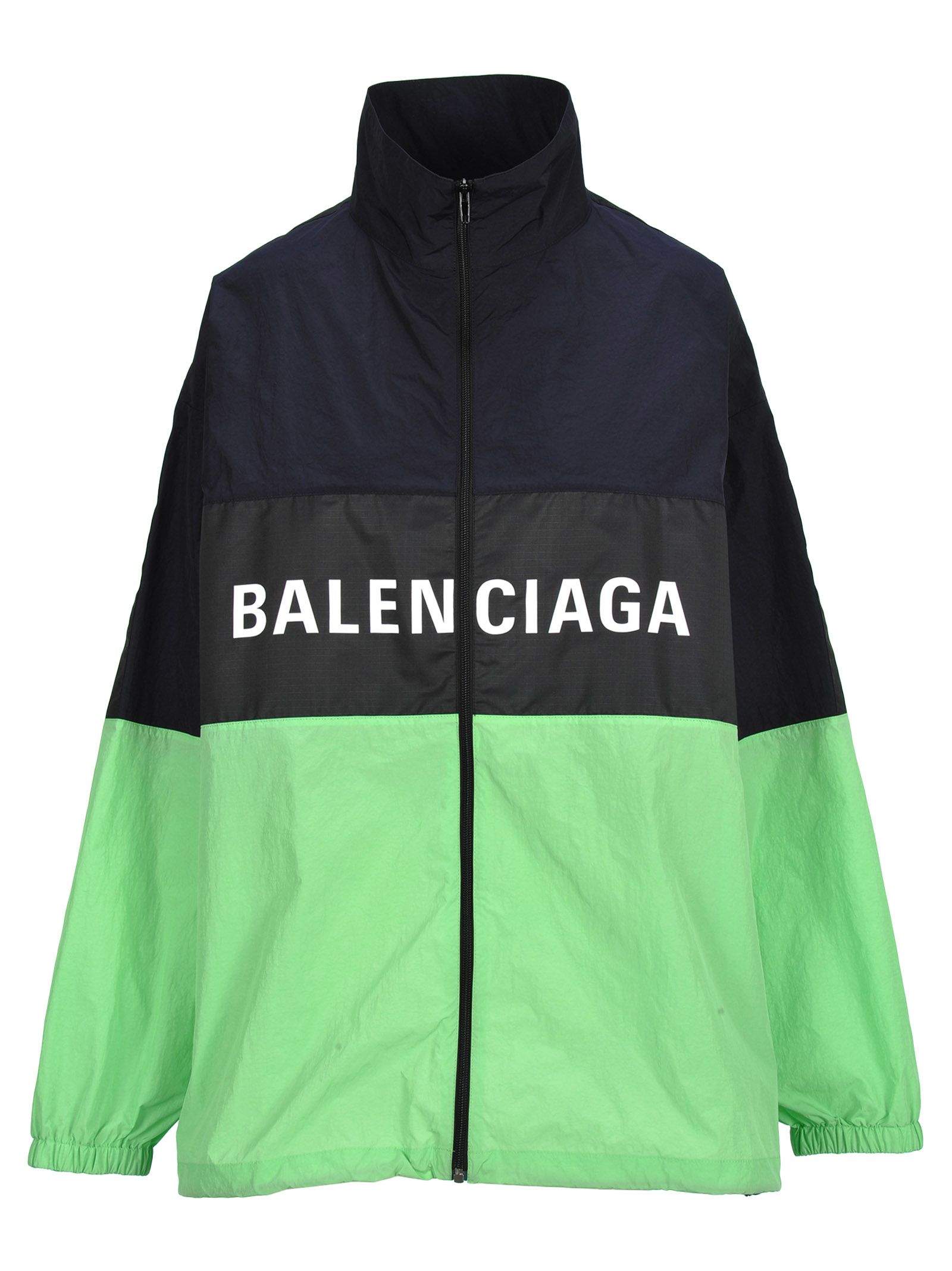 balenciaga windbreaker green