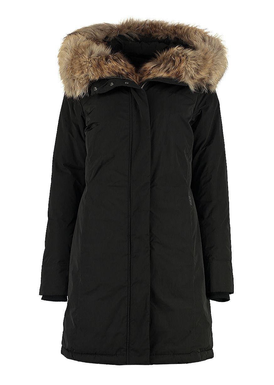 Woolrich W's Luxury Boulder Parka With Fur Hood