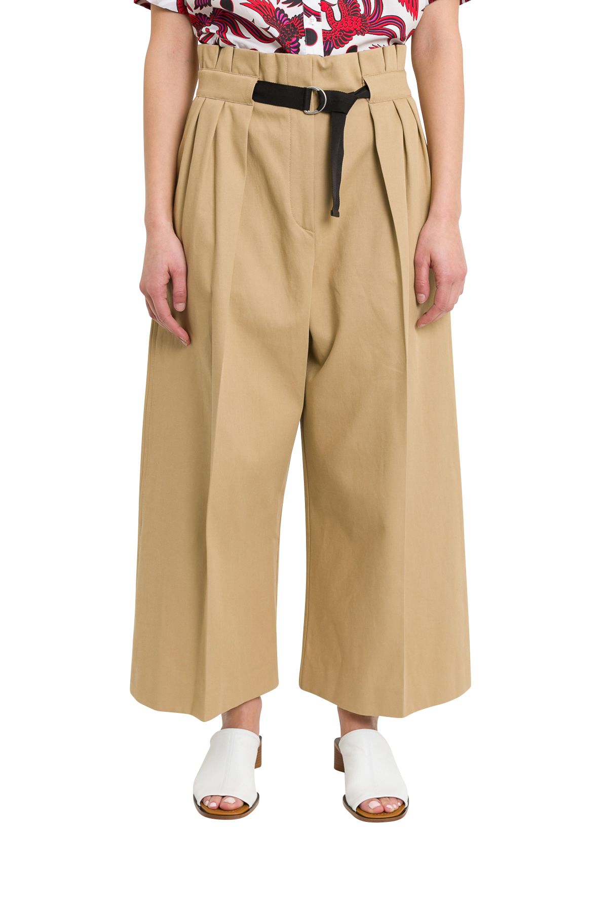 KENZO CULOTTE SKIRT-EFFECT FLARED TROUSERS,10867063