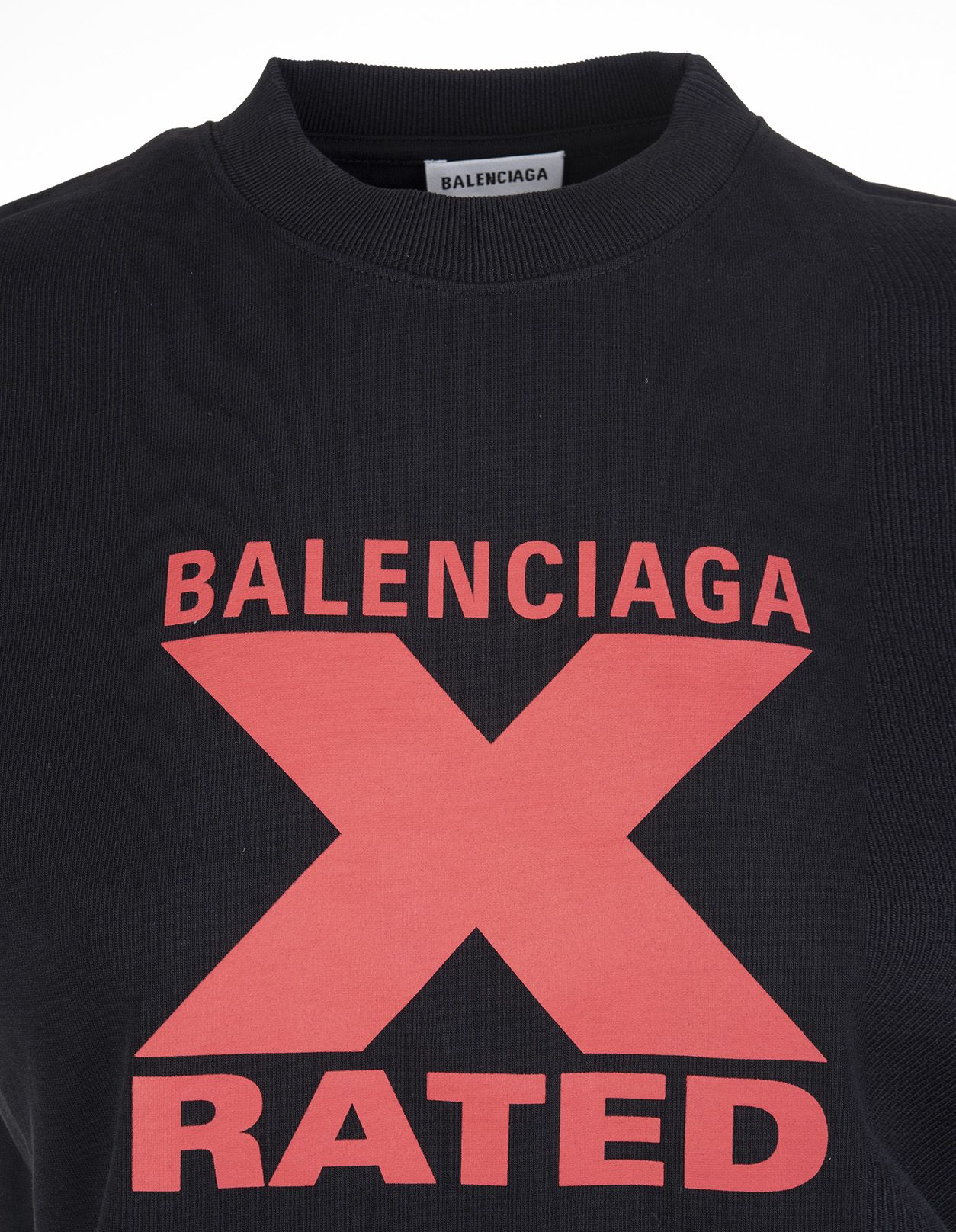 balenciaga x rated t shirt