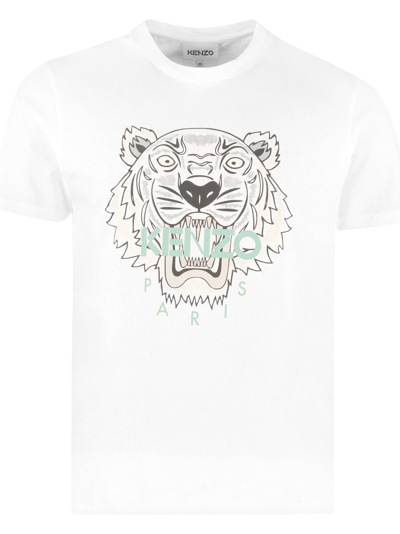 kenzo tiger shirt white