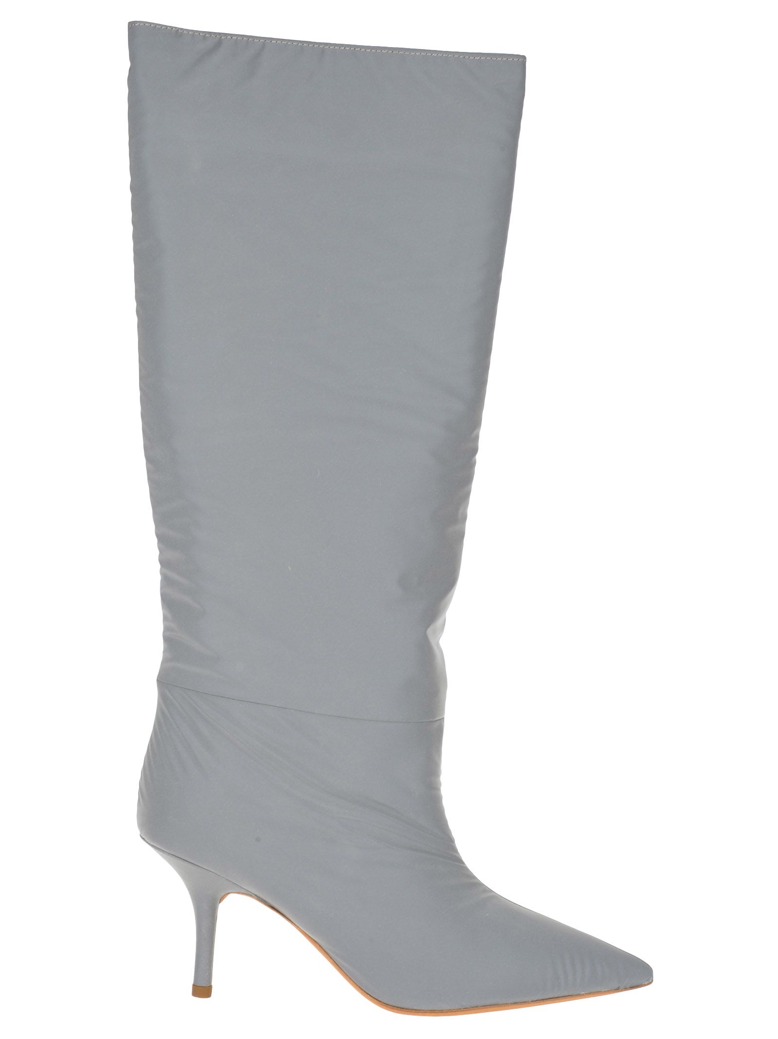 reflective knee high boots