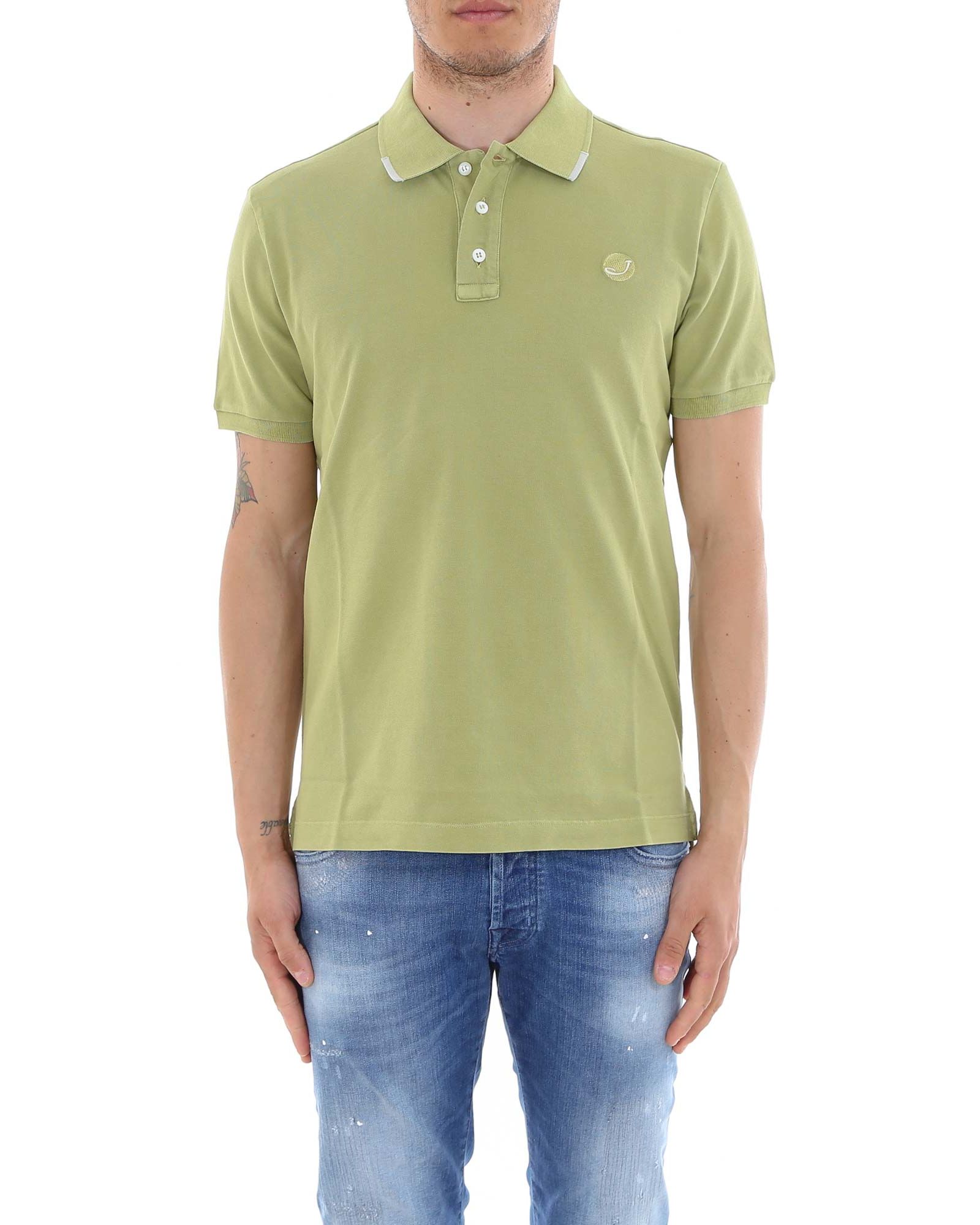 jacob cohen polo shirt in green