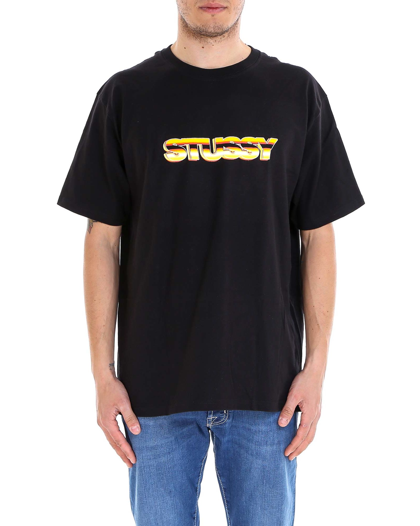 Stussy Pure Gold Tee T-shirt In Black | ModeSens