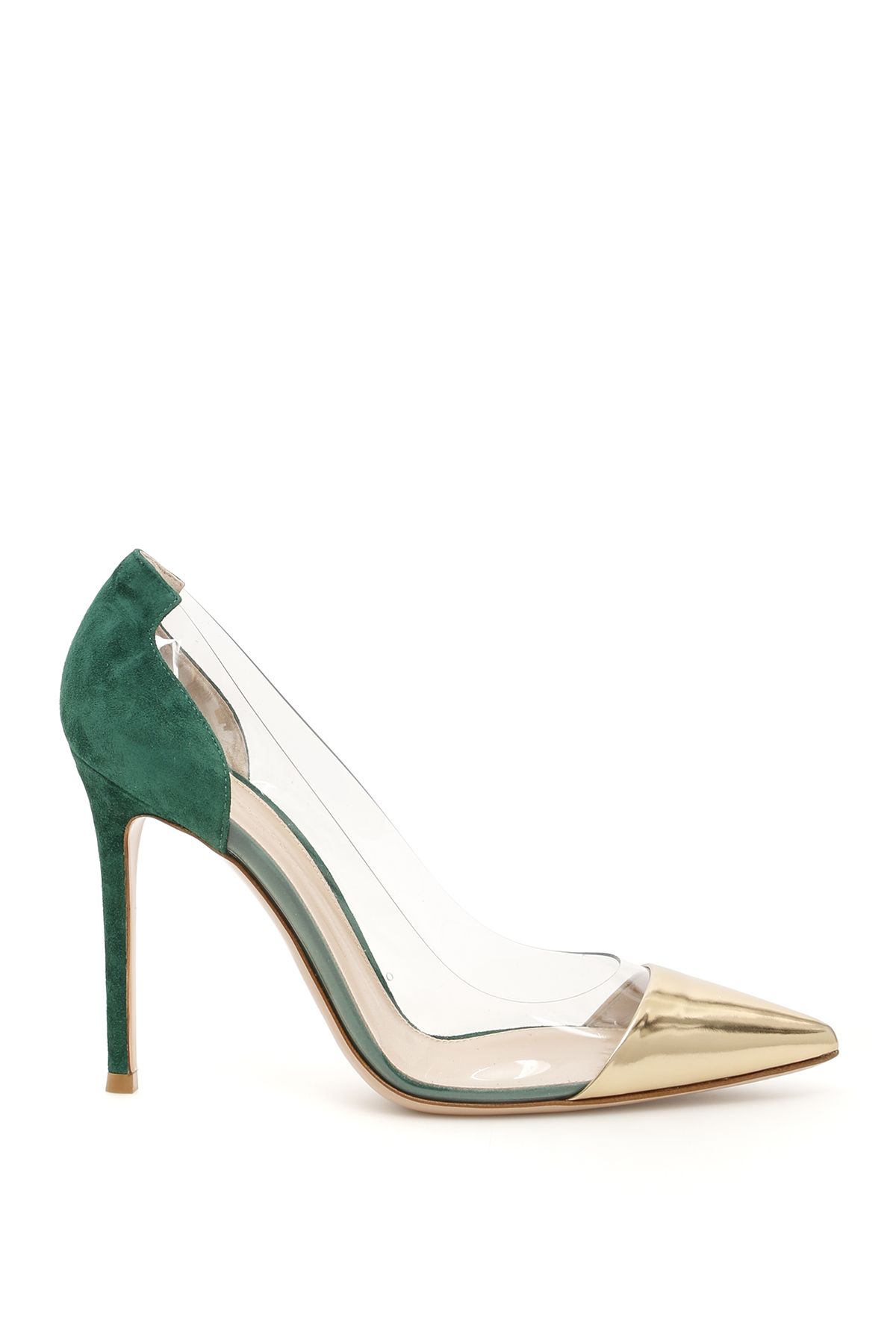 gianvito rossi gold plexi