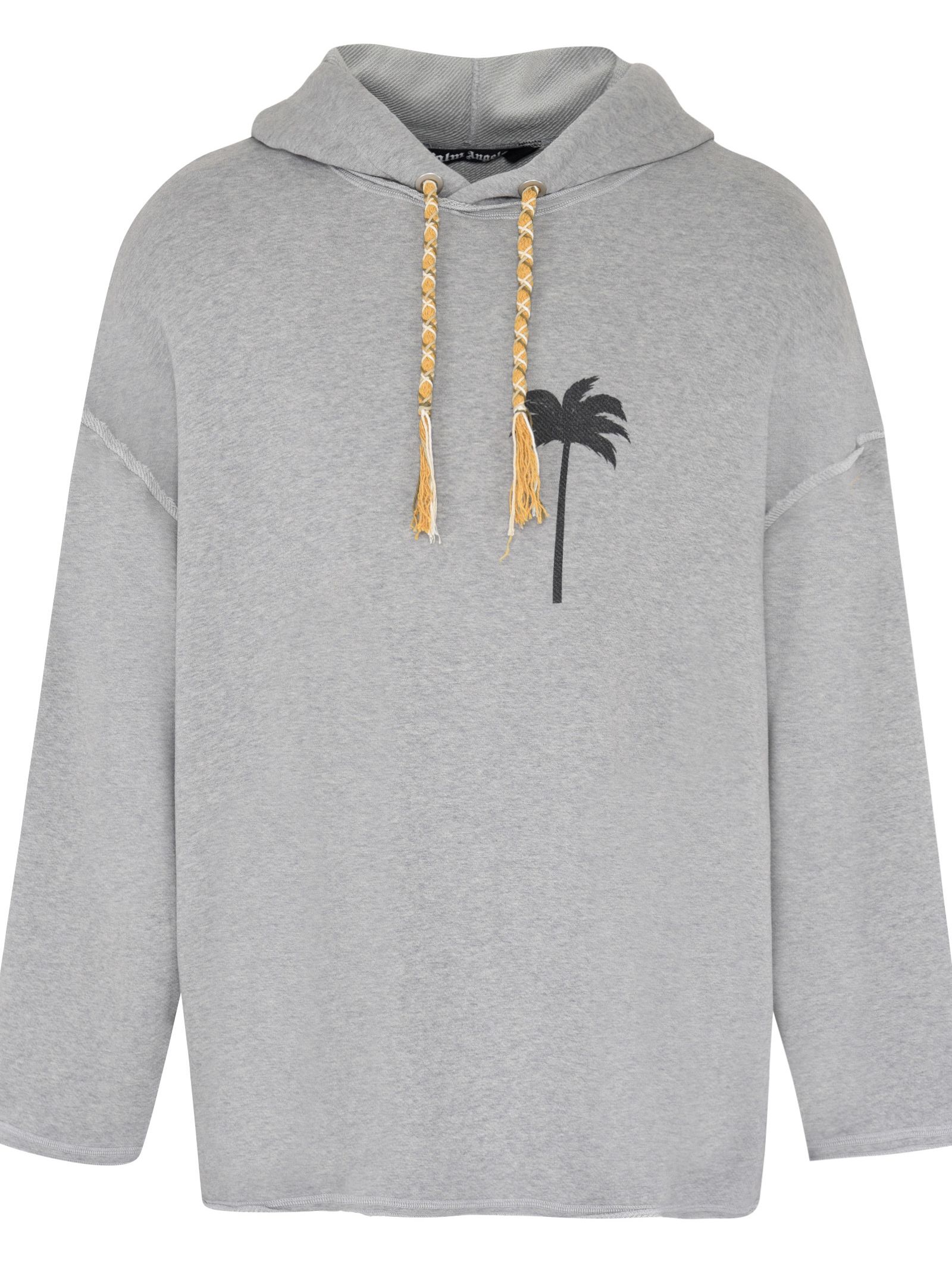 palm angels hoodie grey