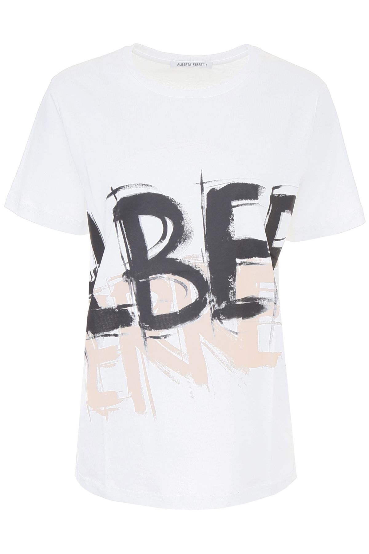 Alberta Ferretti Logo Print T-shirt | ModeSens