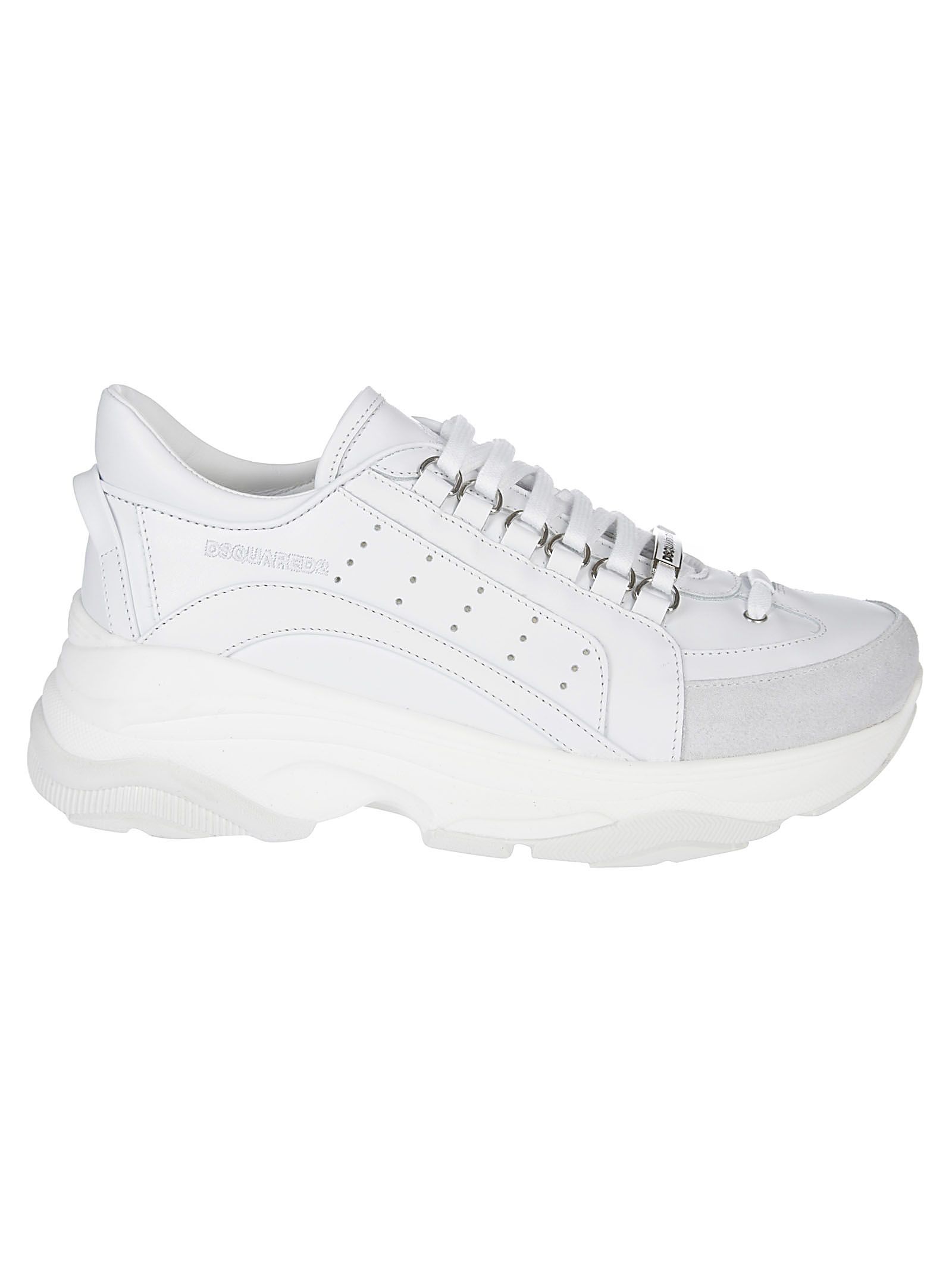 DSQUARED2 PERFORATED SNEAKERS,10857361