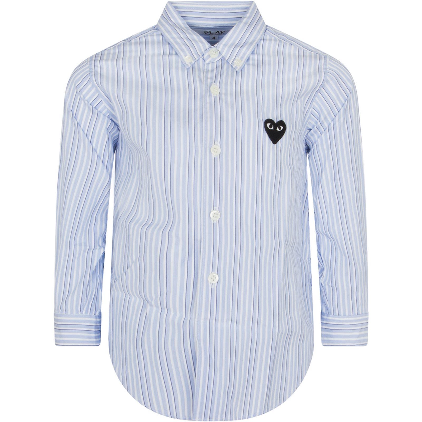 comme des garcons play dress shirt