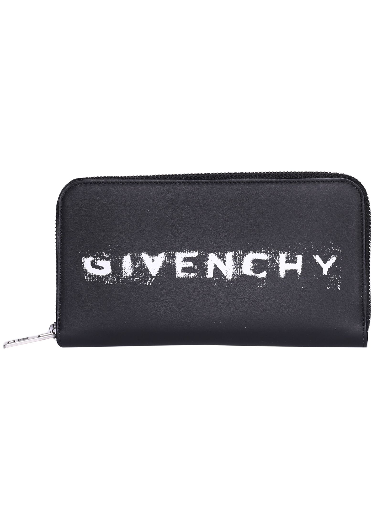 GIVENCHY FADED LOGO PRINT ZIP AROUND WALLET,10930452