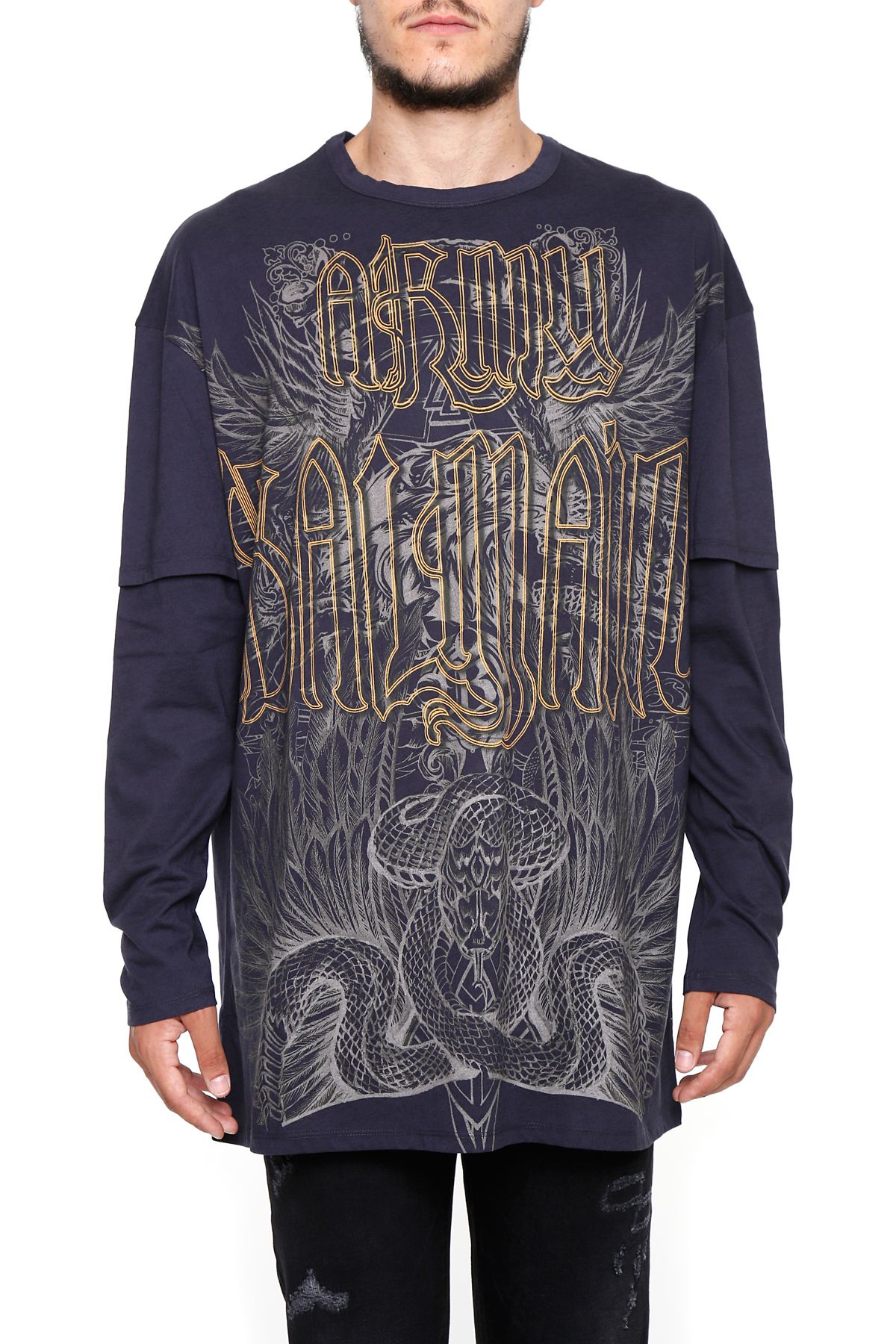 balmain oversized t shirt