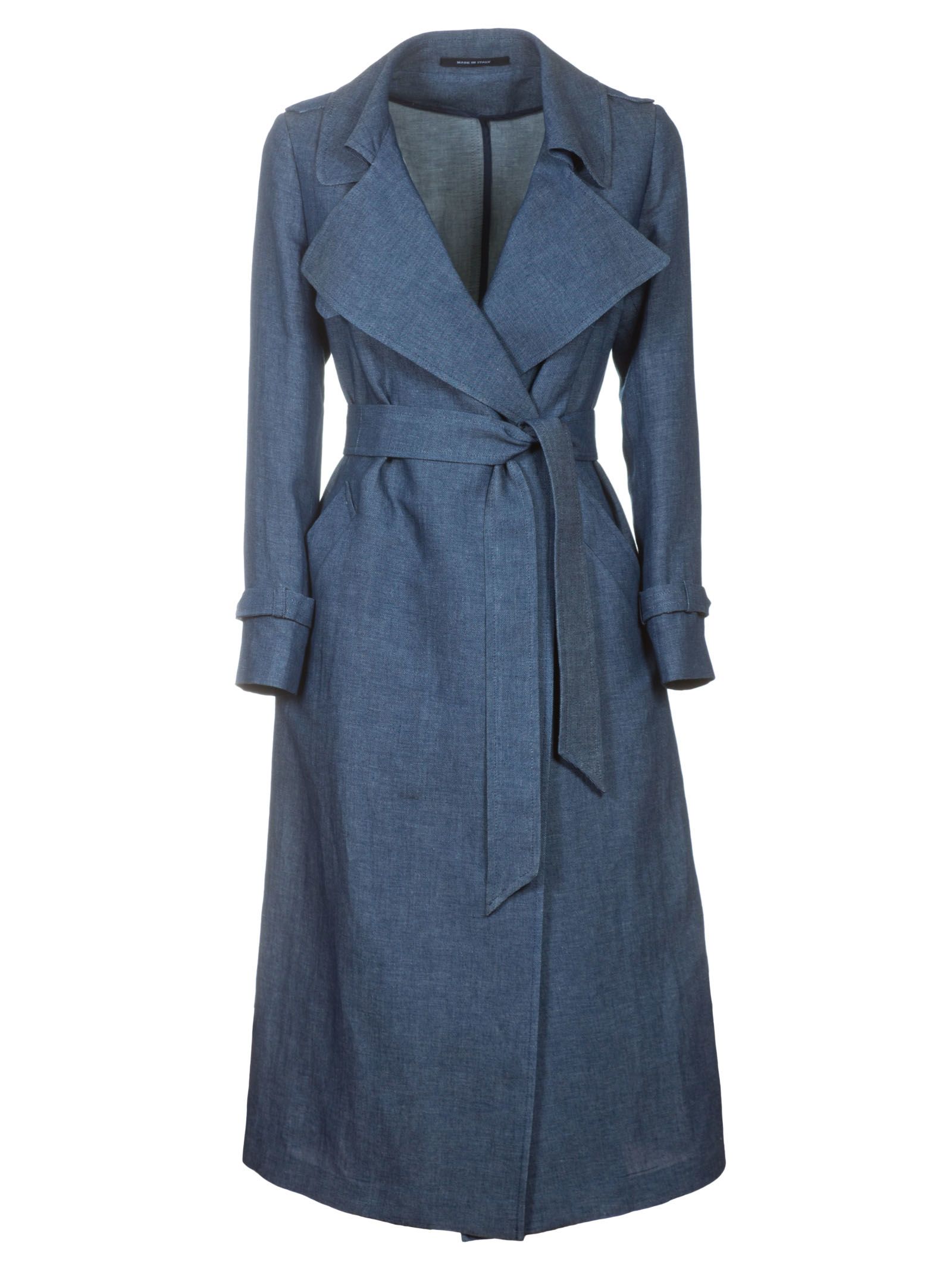 carola/s coat in denim