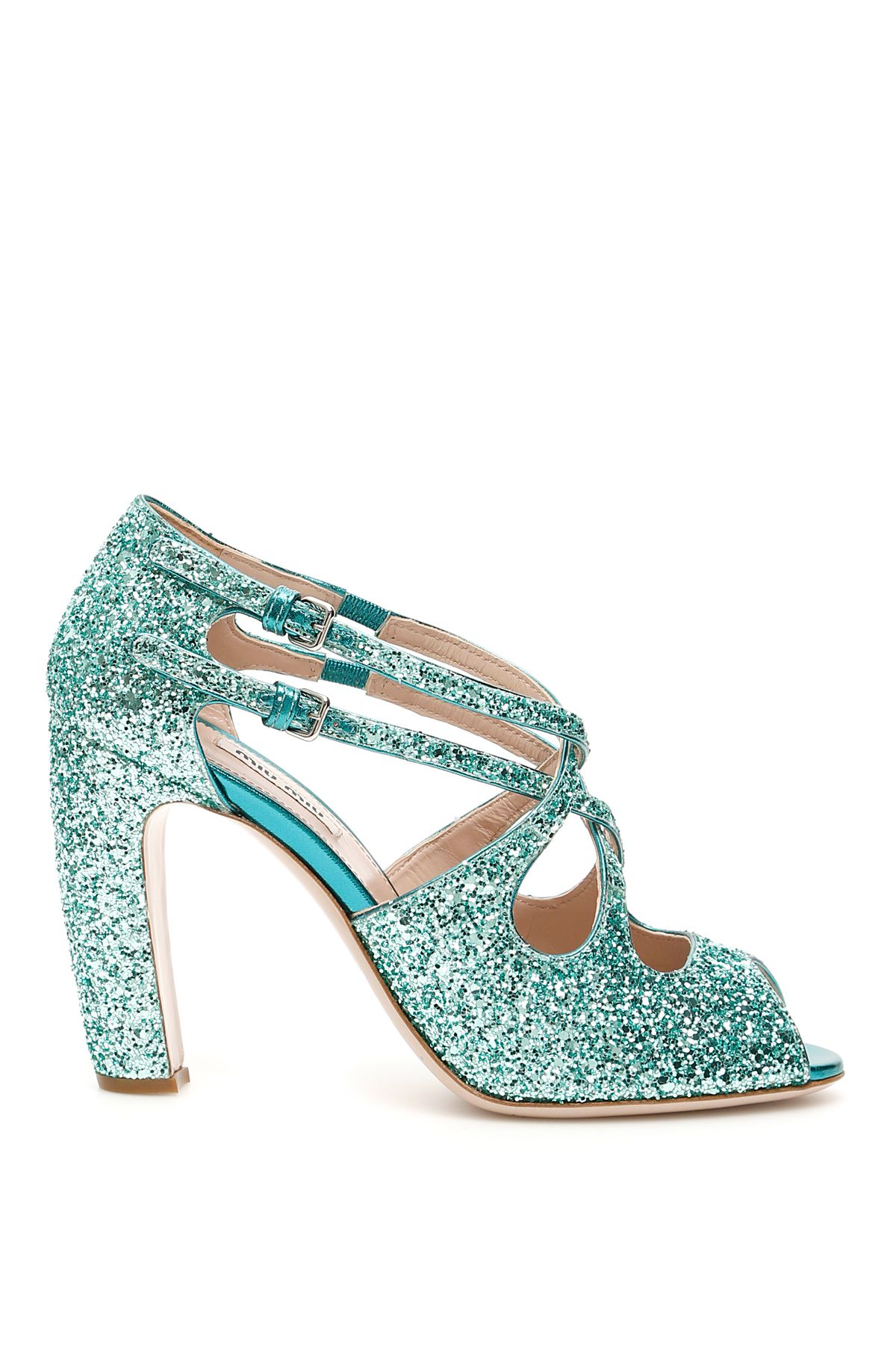 miu miu glitter pumps