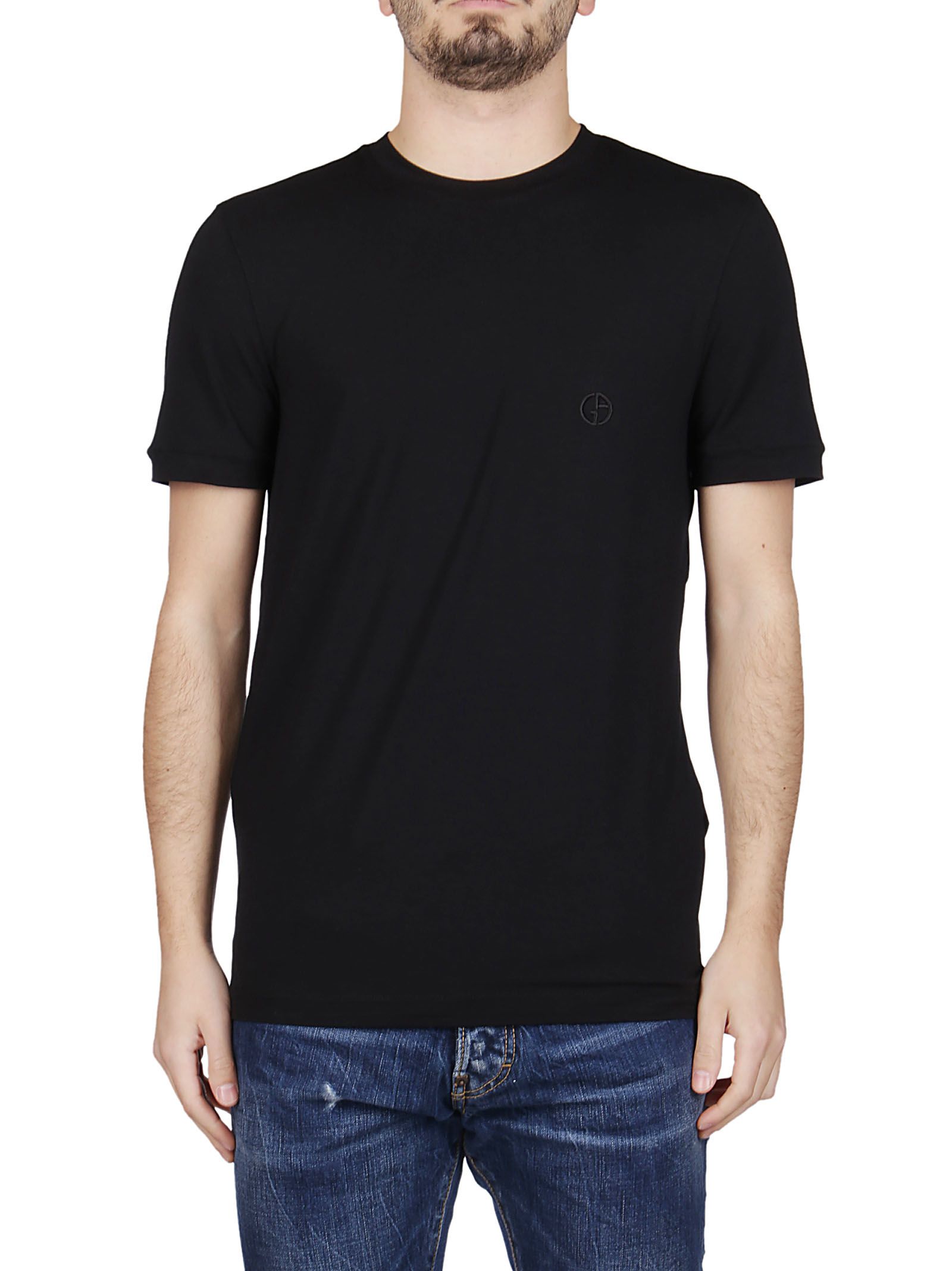 Giorgio Armani Short Sleeve T-Shirts | italist, ALWAYS LIKE A SALE