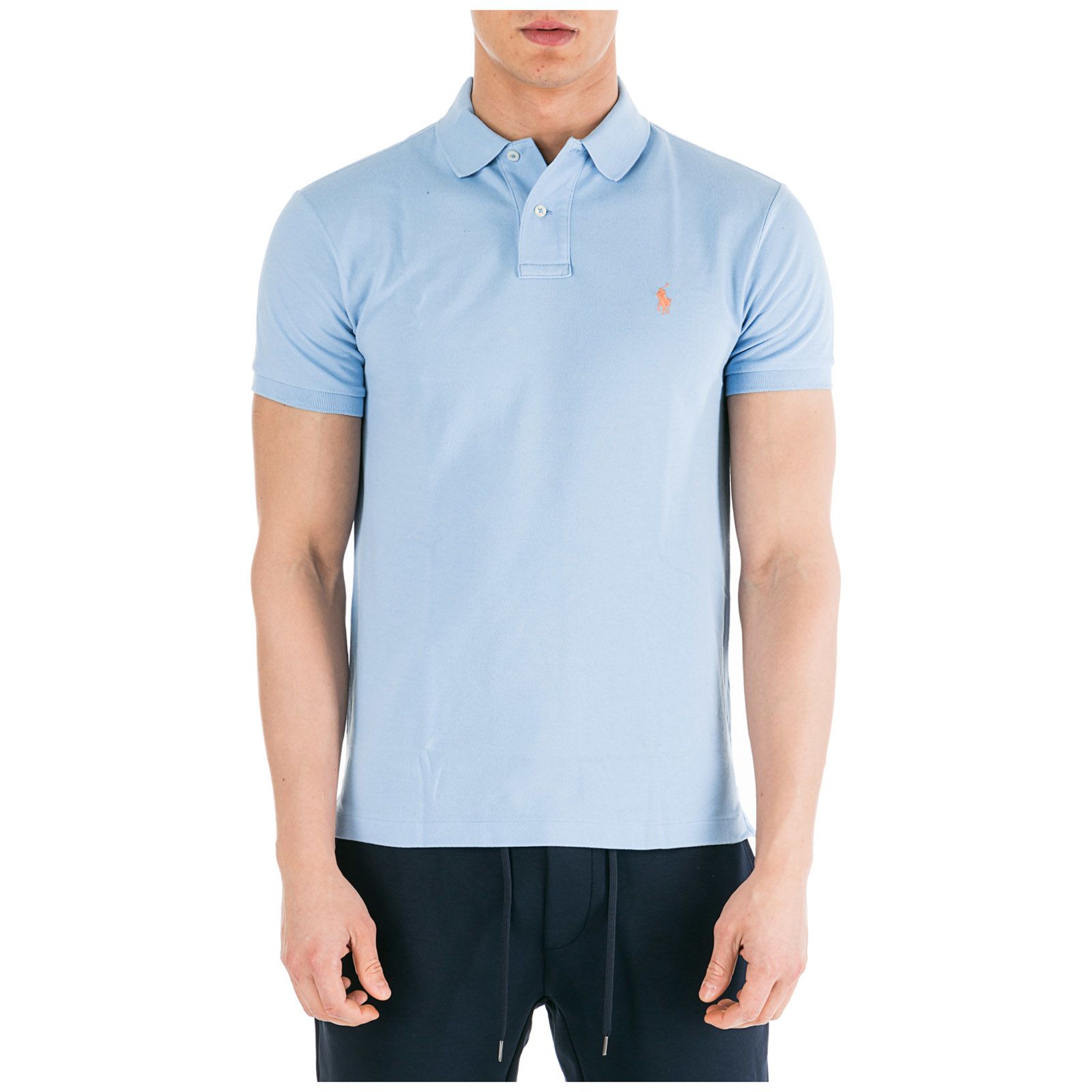 Ralph Lauren Short Sleeve T-shirt Polo Collar In Azzurro | ModeSens