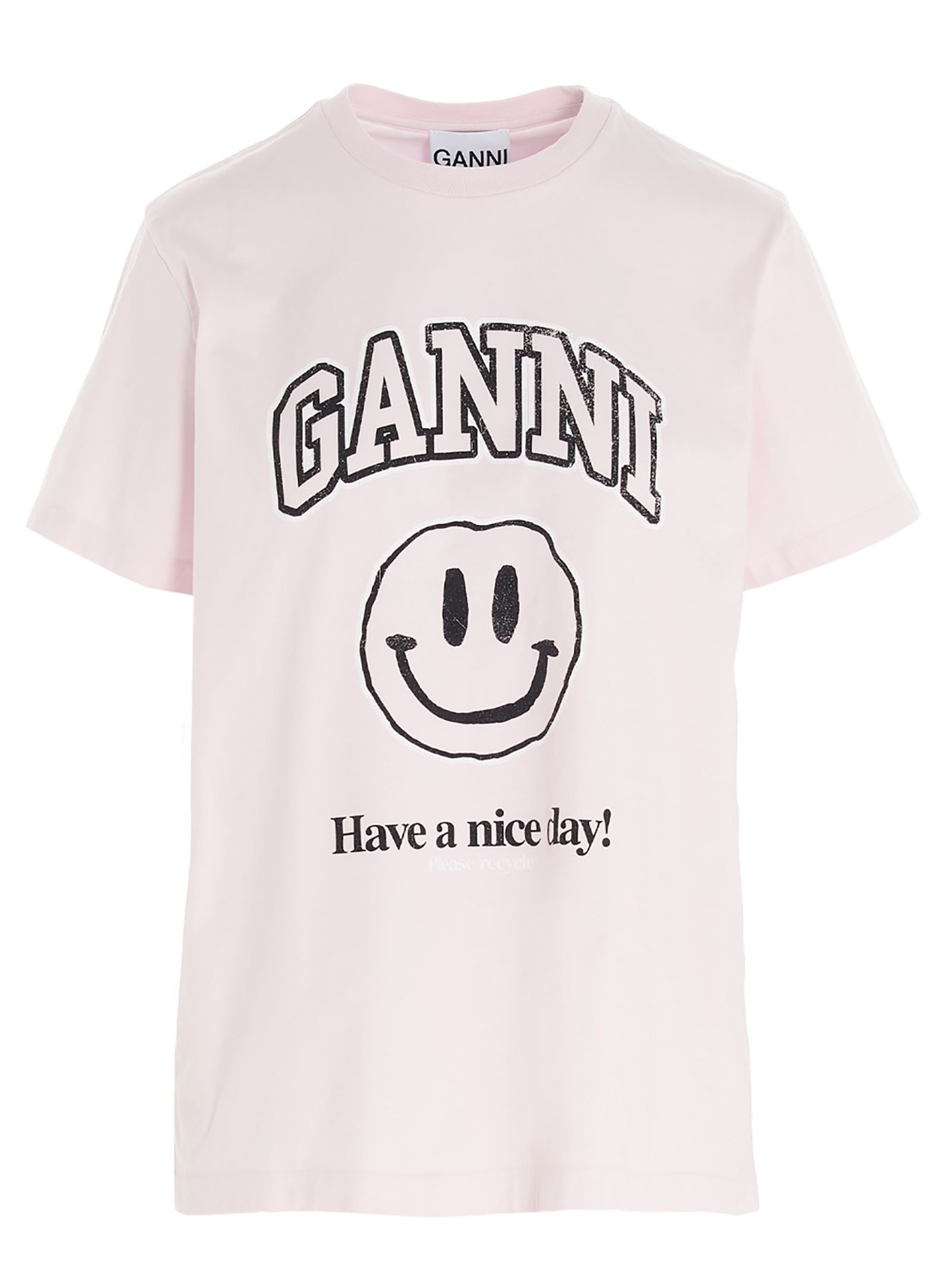 Ganni Short Sleeve T-Shirts | italist, ALWAYS LIKE A SALE