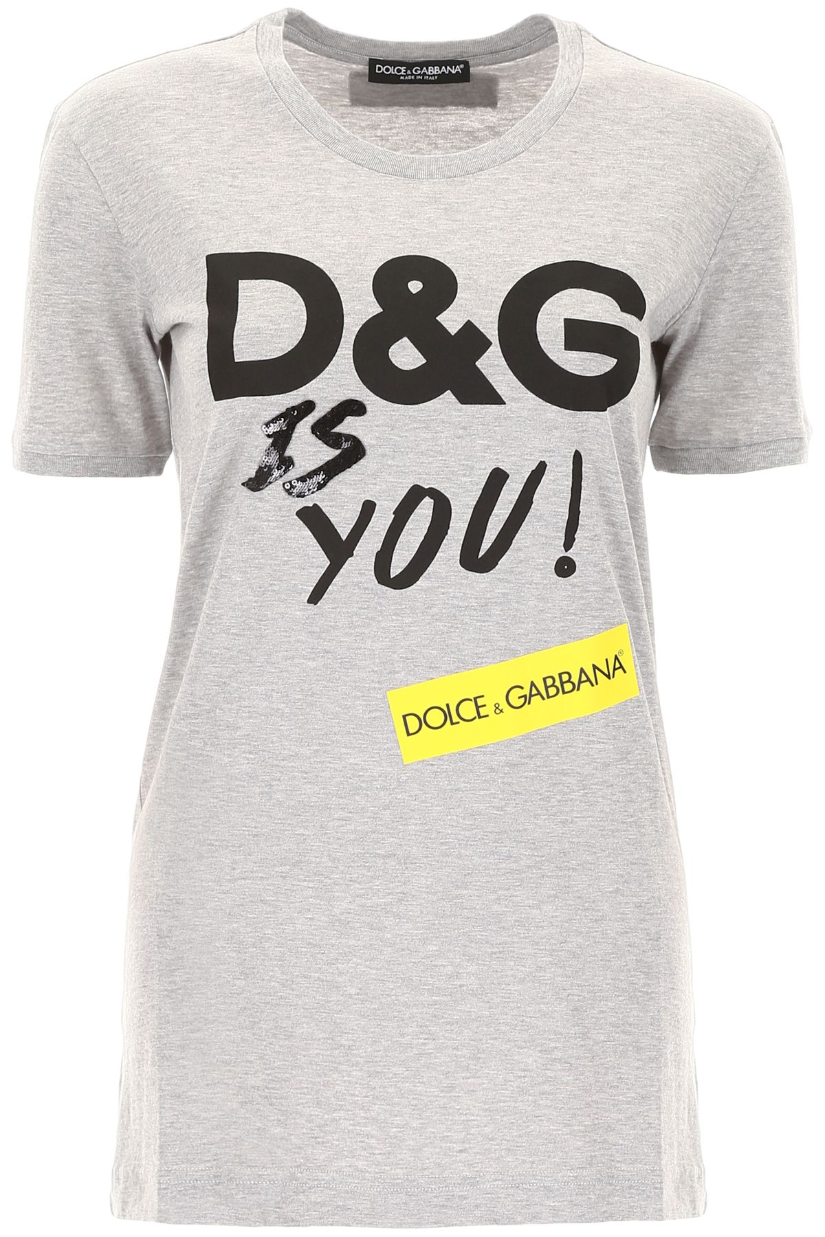 DOLCE & GABBANA Dolce & Gabbana D&amp;g Is You T-shirt,10860710