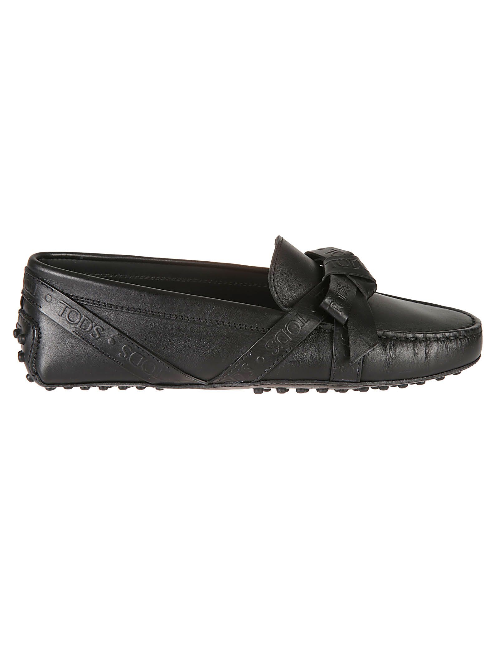 TOD'S BOW DETAILED LOAFERS,10877262