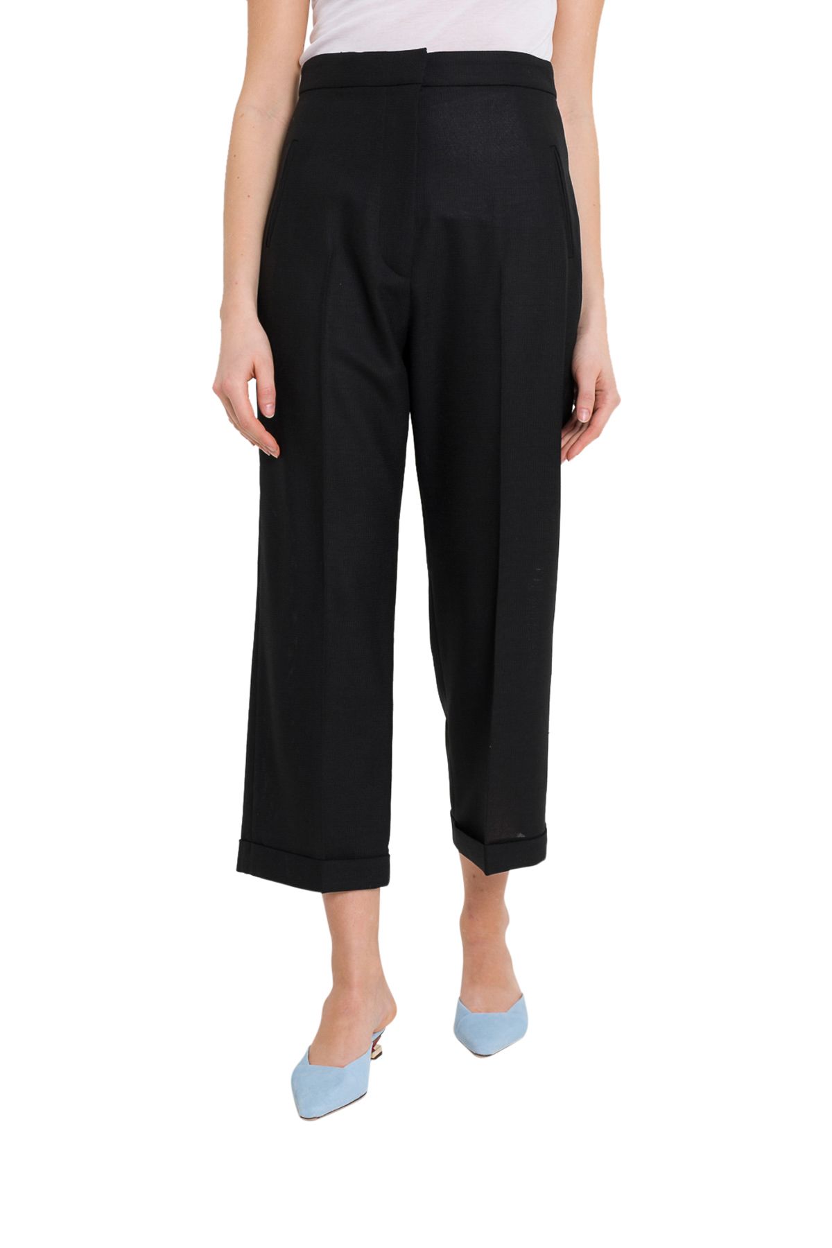 JACQUEMUS Jacquemus Cropped Trousers With High-rise,10857625